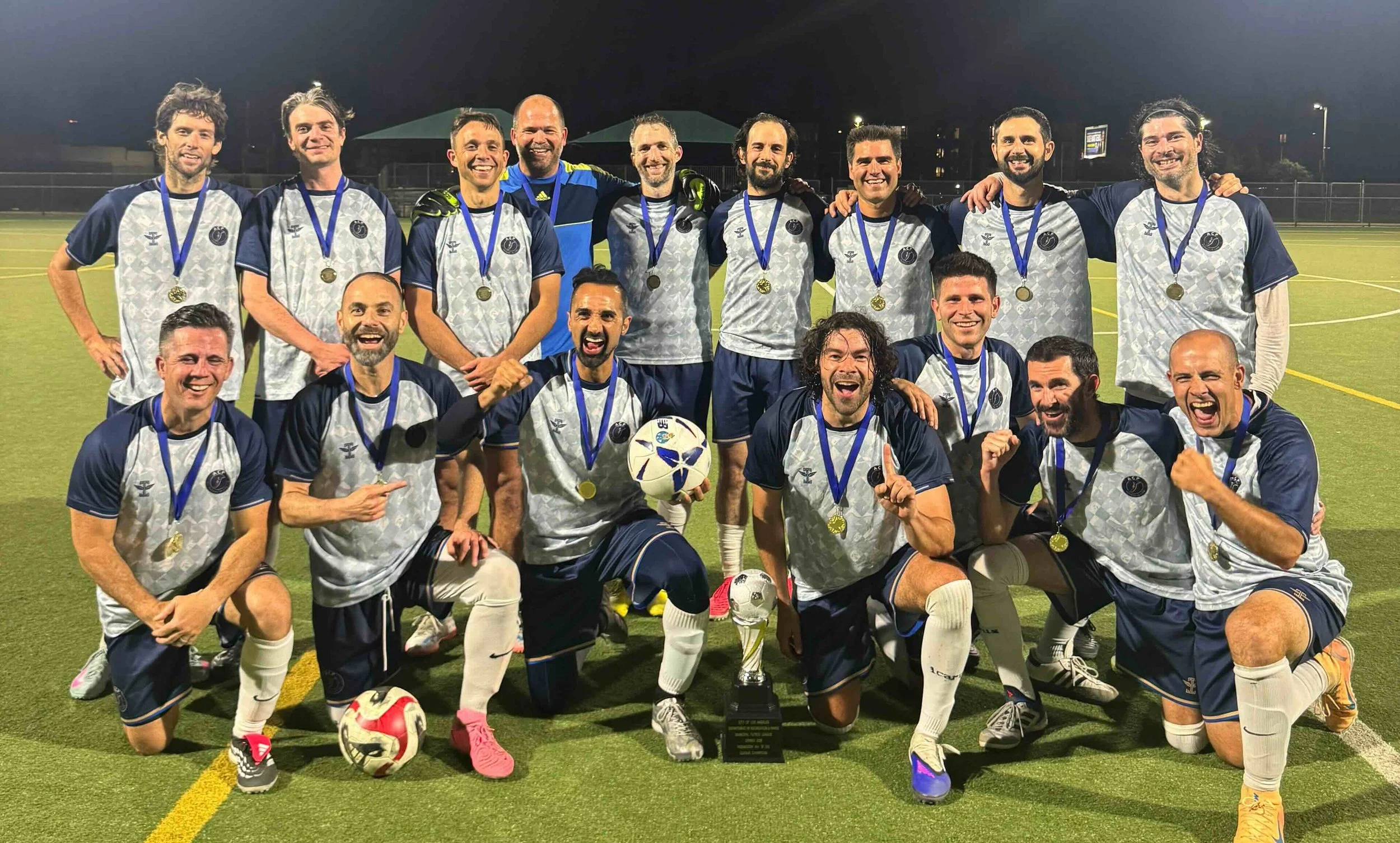 ACP Ghosts Win 40+ B Division Championship in LA Municipal Futbol League