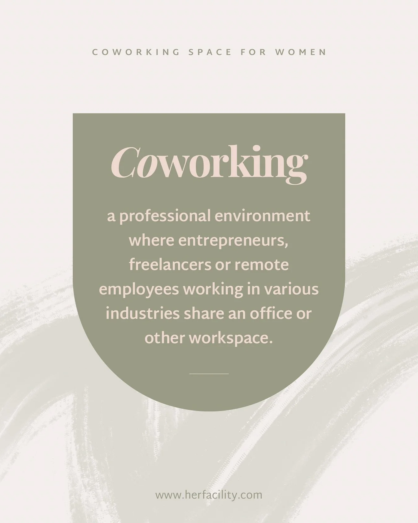 🙋🏻&zwj;♀️&ldquo;Umm, so what is coworking?&rdquo;

👩🏻&zwj;💻Coworking is when people who don&rsquo;t work for the same company all share the same space to do their own work. Instead of working from home or the coffee shop, you come to a shared sp