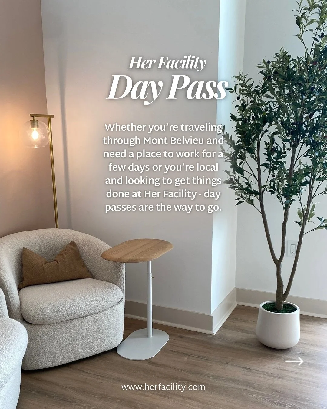 Need to get a few important things done before the turkey takes over next week? 🦃 Come be productive at @herfacility!

Now is the perfect time to try something NEW to get you closer to your goals - so we invite you to give coworking a try THIS week 