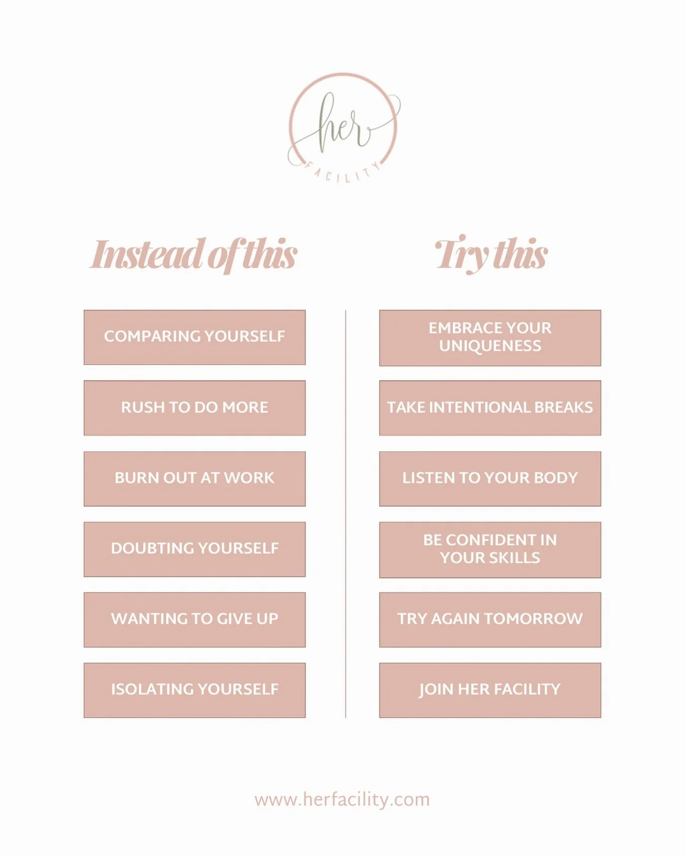 If you find yourself struggling with negative self talk about what you&rsquo;re truly capable of, you should try this!

✨Embrace your uniqueness. It&rsquo;s what makes you YOU, so own that! It&rsquo;s MORE than okay to be different, and to &ldquo;do 