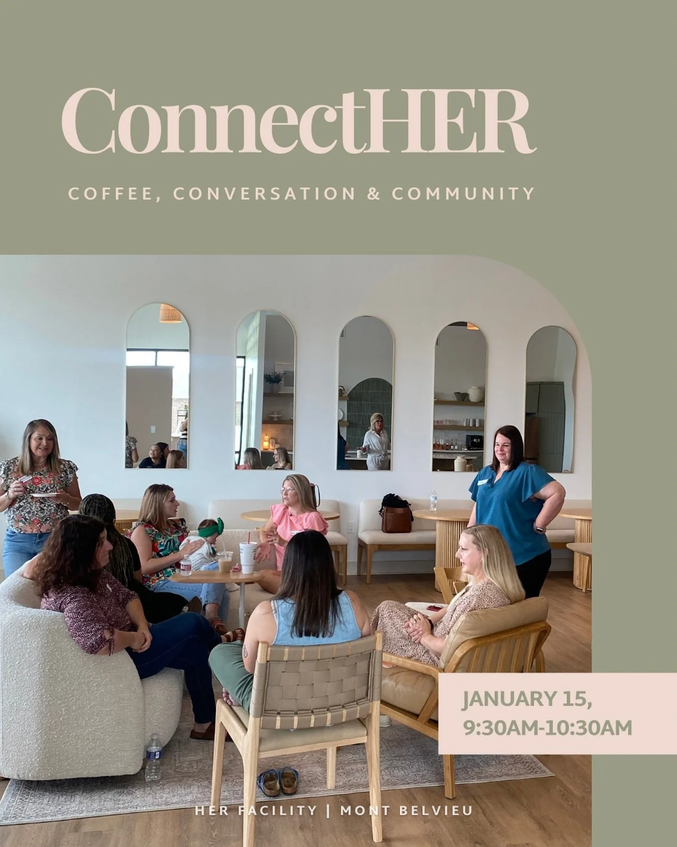 We are ONE week away from our next local networking event, #ConnectHER &mdash; designed for women in Mont Belvieu, Baytown, Chambers County and the Greater Houston area who want more than surface-level conversations. This is a space to be real, hones