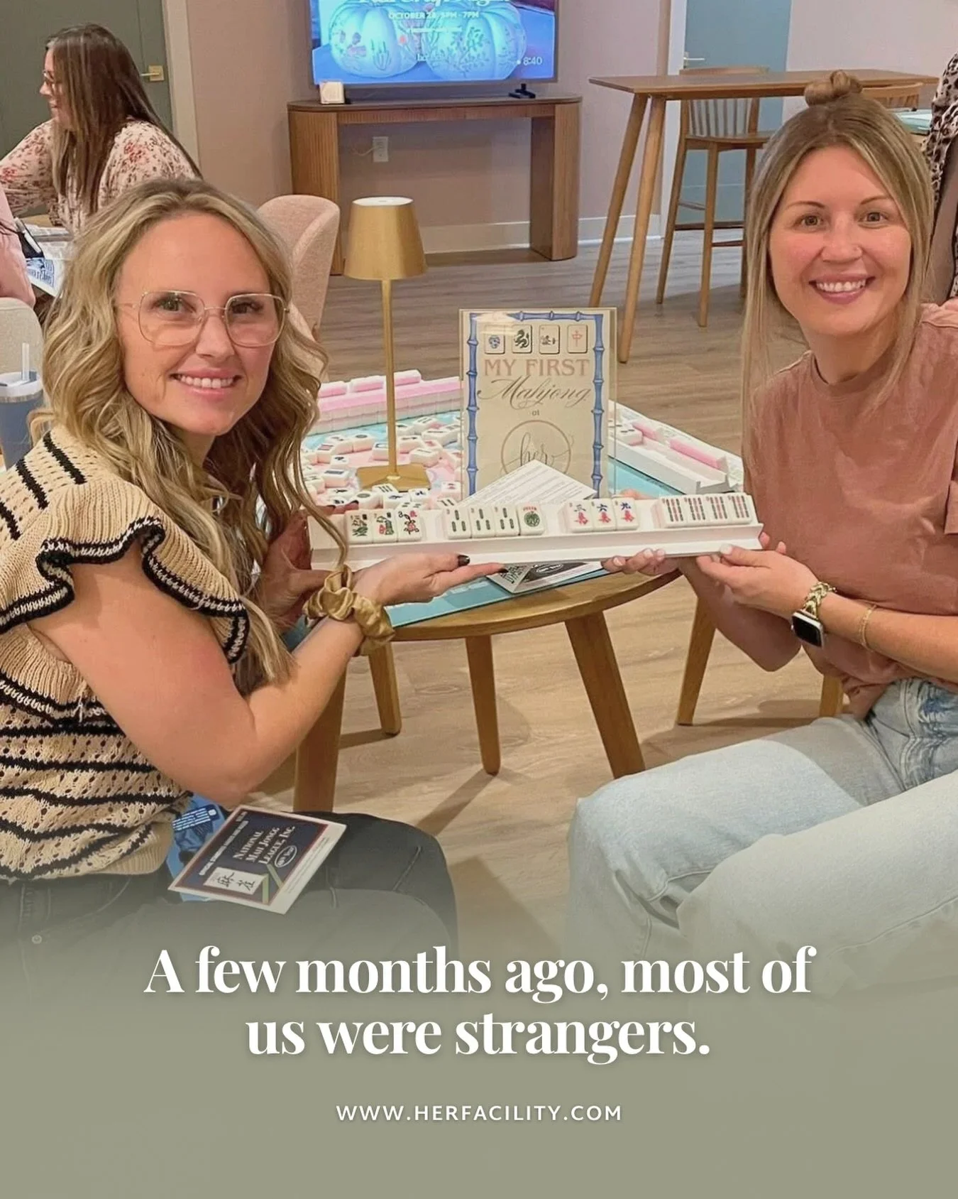 This isn&rsquo;t just Mahjong.

It&rsquo;s a society.

The Social Membership at @herfacility is for women who want:

👉Weekly Mahjong play
👉A consistent circle of familiar faces
👉Invitations to members-only gatherings
👉Intentional connection beyon