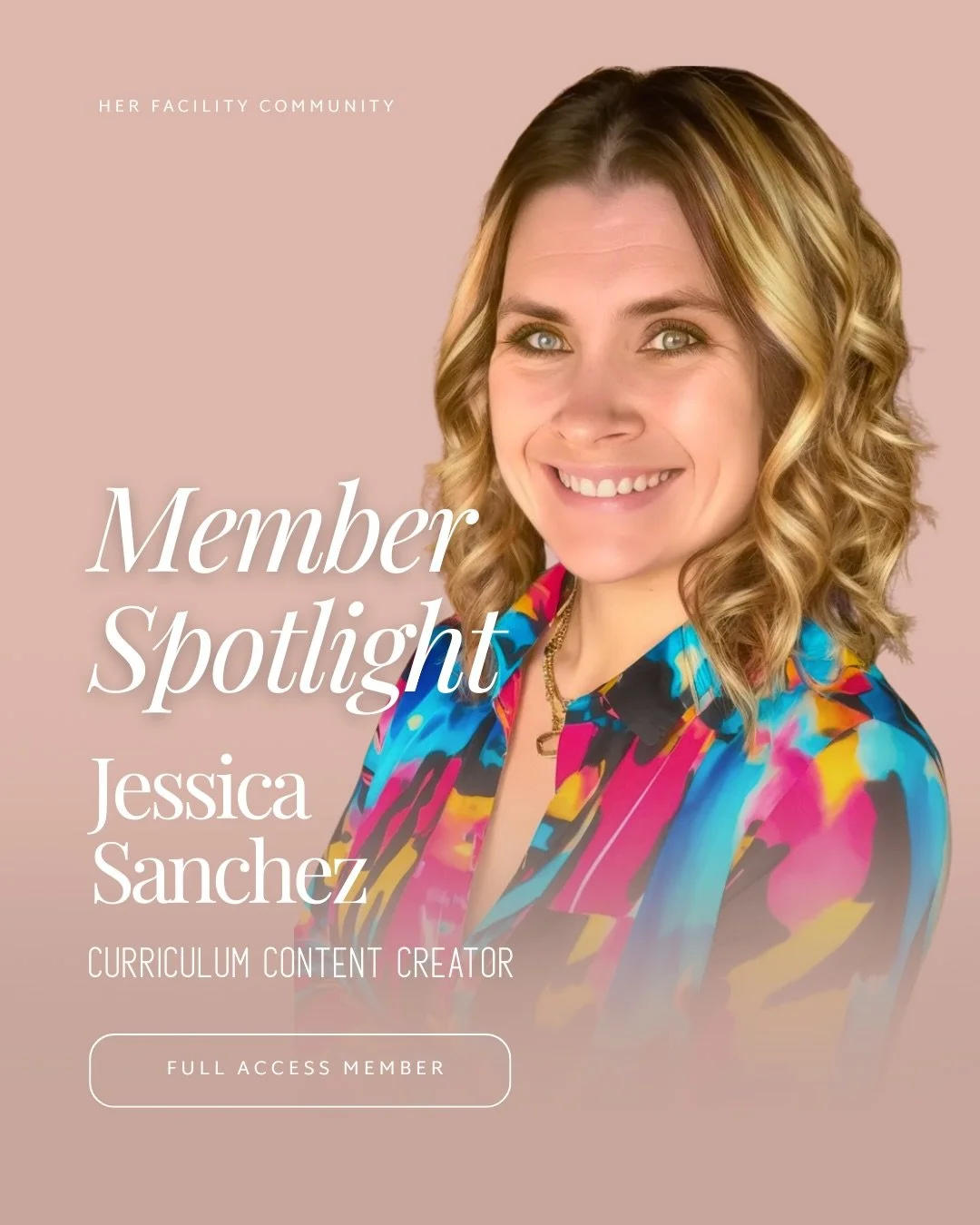 ✨Member Spotlight: Jessica Sanchez💫

Jessica truly lights up Her Facility. She&rsquo;s the kind of person who guarantees a laugh, shows up with the biggest heart, and somehow always knows when someone needs support. From offering help without hesita