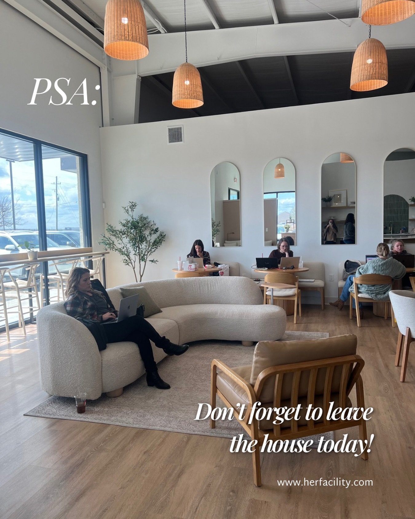 Work hits different here. 💞💻

Today, we&rsquo;re hosting our monthly FREE COWORKING DAY at our women-inspired coworking space &mdash; cozy, creative, and made for getting things done.

Why you should come👇 

🔹A beautiful, inspiring space to focus