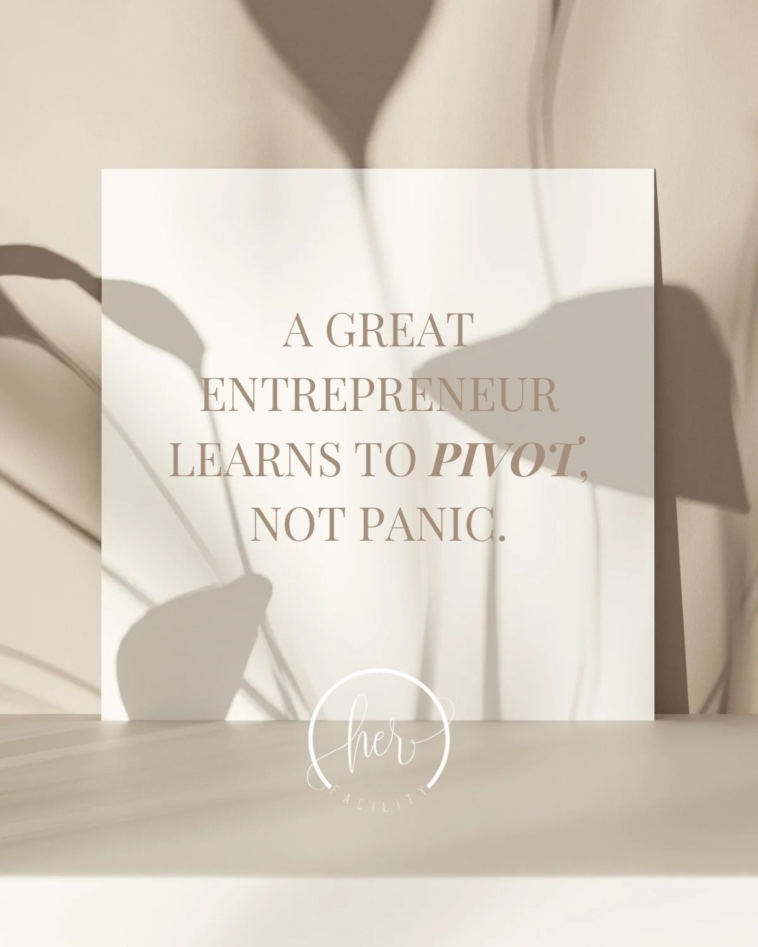 Running a small business can be one pivot after another.😅

The espresso machine breaks? You pivot.
That big new client ghosts you? Pivot.
Your best-laid plans unravel before 10am?

Pivot, pivot, pivot.

We don&rsquo;t always know what&rsquo;s coming
