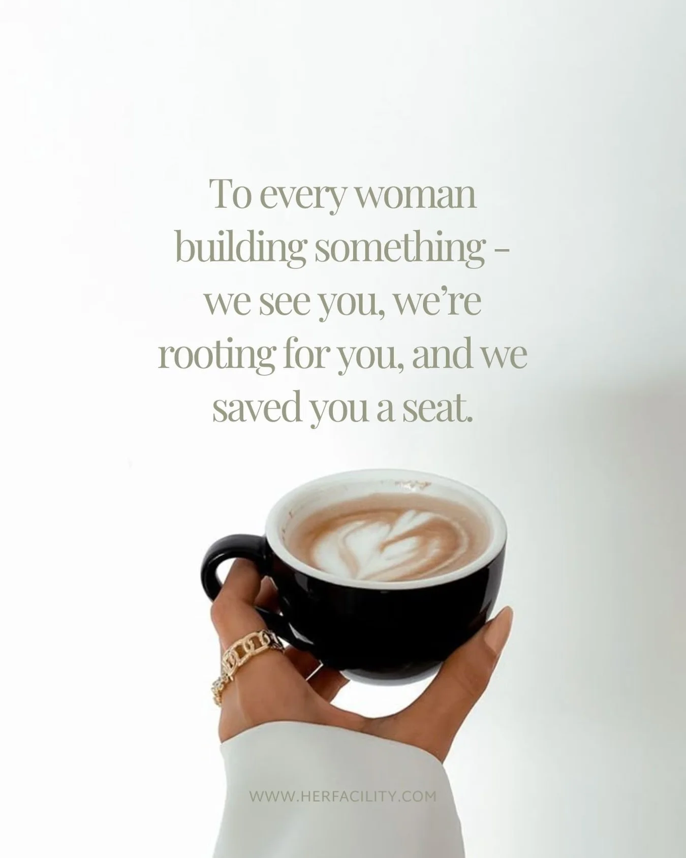 Hey you, you&rsquo;re doing a great job!✨

Her Facility was created to be a place where focus is protected, professionalism is elevated, and community feels genuine and supportive.⁠ If you&rsquo;re looking for accountability, inspiration, and a place