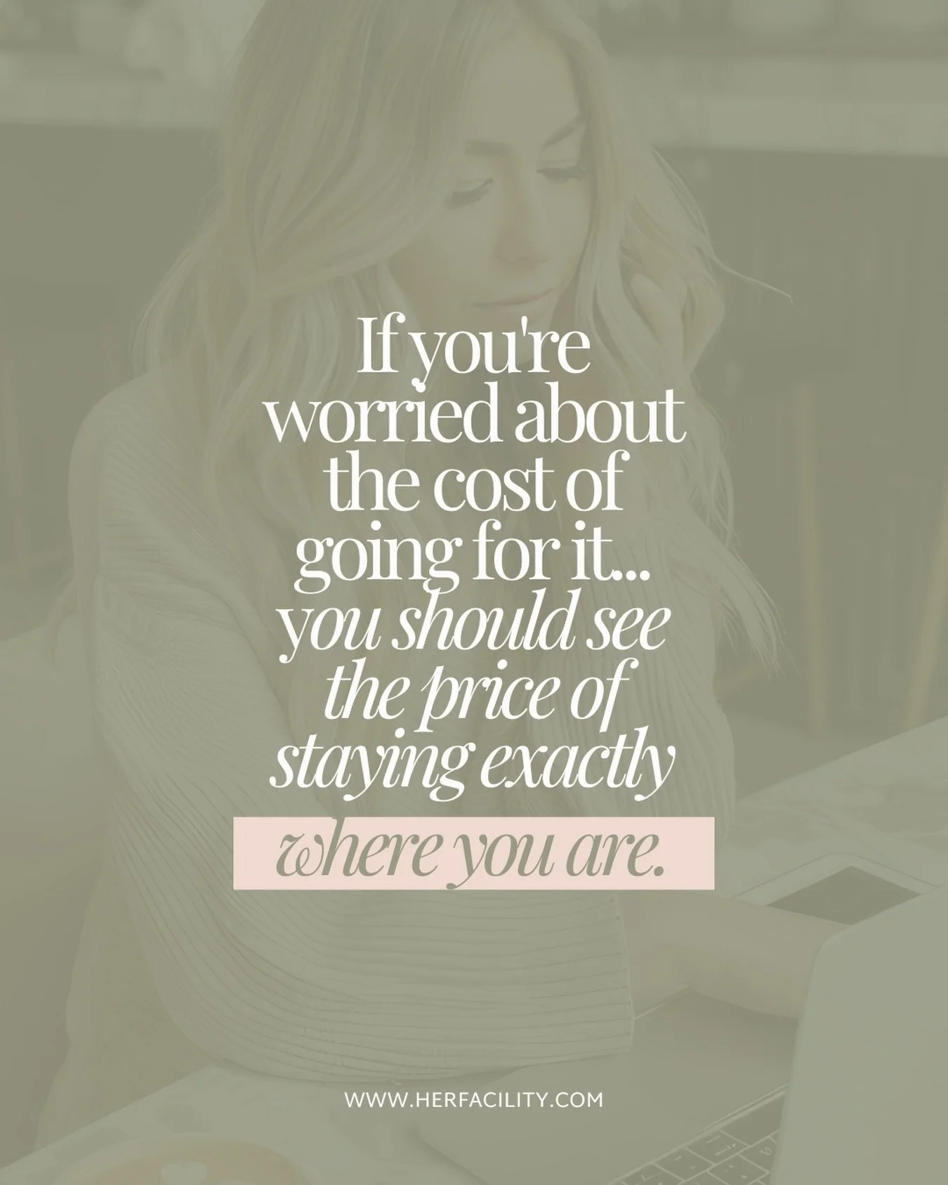 If you&rsquo;re hesitating because of the cost of chasing your dream&hellip; imagine the price of never moving forward. Growth isn&rsquo;t optional, it&rsquo;s necessary.

💕xoxo,

Your accountability biz friends @herfacility 

#montbelvieu #womenpre