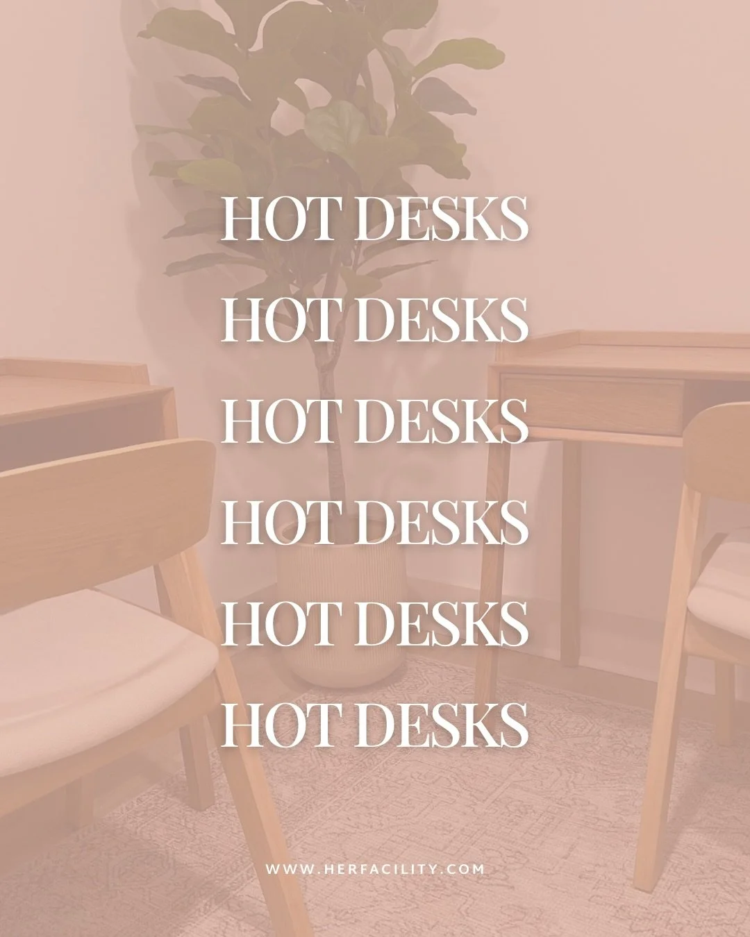 ✨Did you know?!✨

At Her Facility, we understand some days call for collaboration, and others require a little quiet focus. That&rsquo;s why members get exclusive access to our hot desk room, phone booths, and meeting spaces.

Q: HOT DESK? WHAT&rsquo