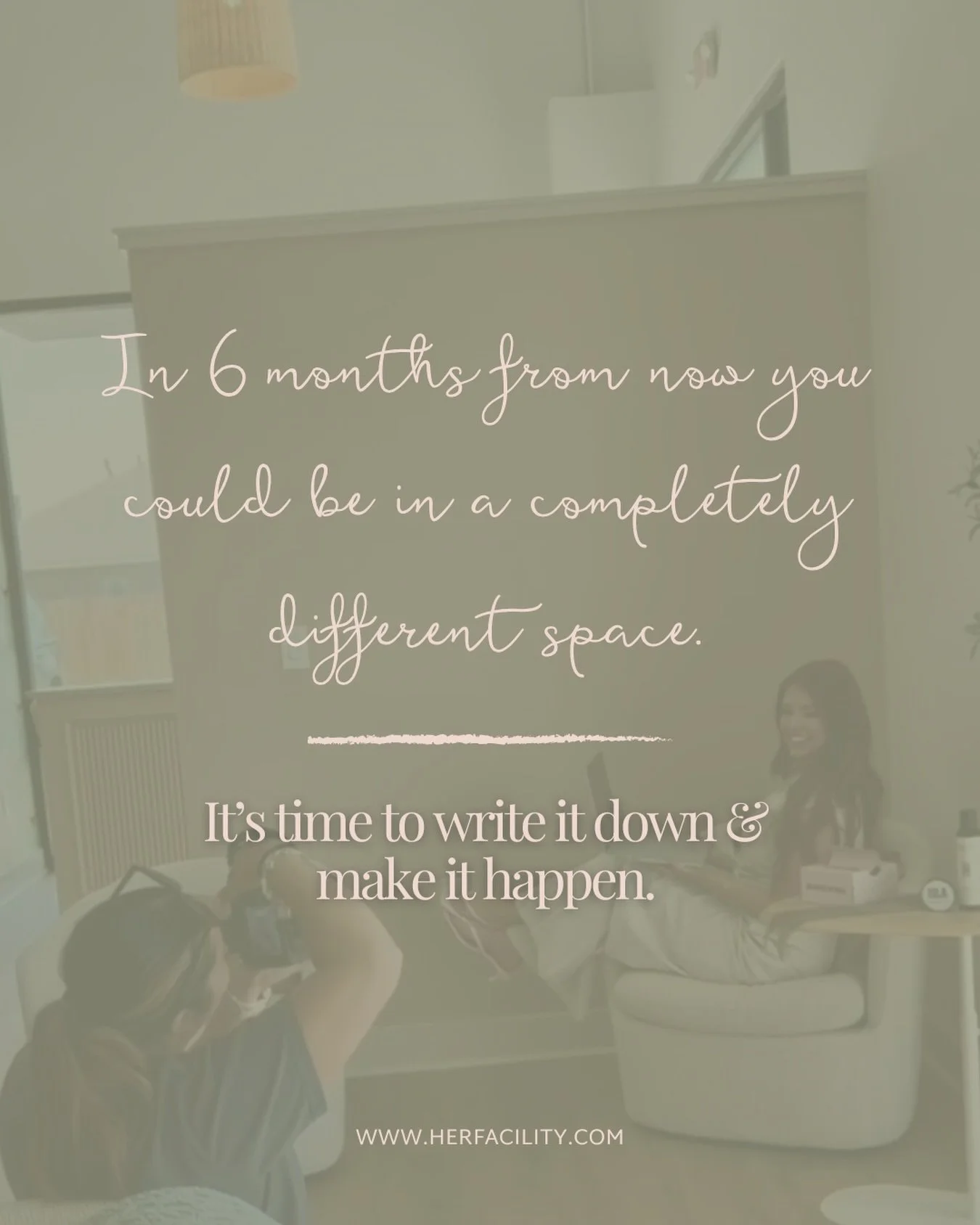 How amazing to think that in 6 months from now you could be in a completely different space... it&rsquo;s time to write it down and make it happen! You CAN absolutely do anything you set your heart out to do!

💕xoxo,

Your accountability biz friends