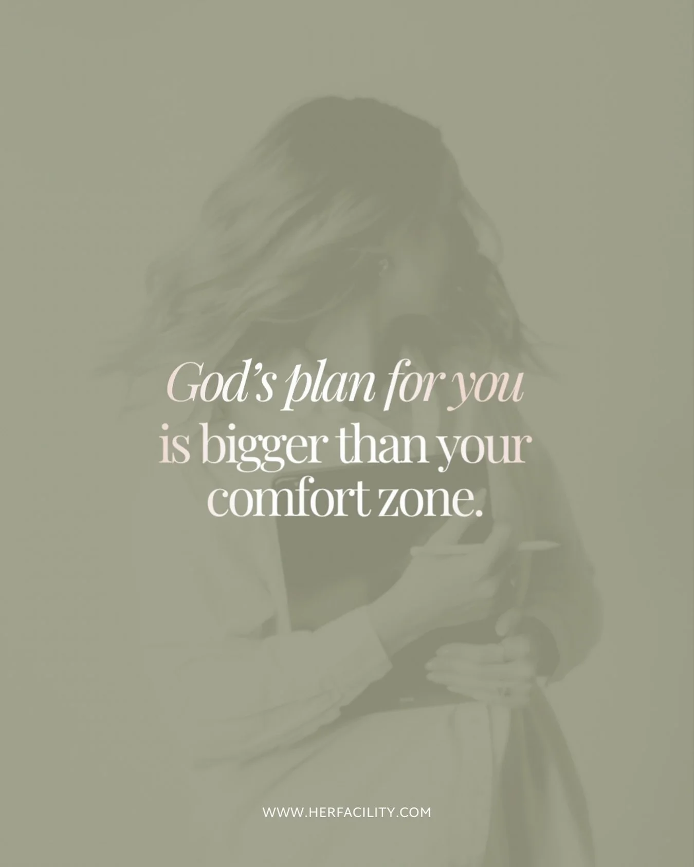When God calls you to step out of your comfort zone, He&rsquo;s not calling you to be comfortable in the situation. He&rsquo;s calling you to be comfortable in HIM.

Growth requires faith. Purpose requires movement. And obedience requires trusting Go
