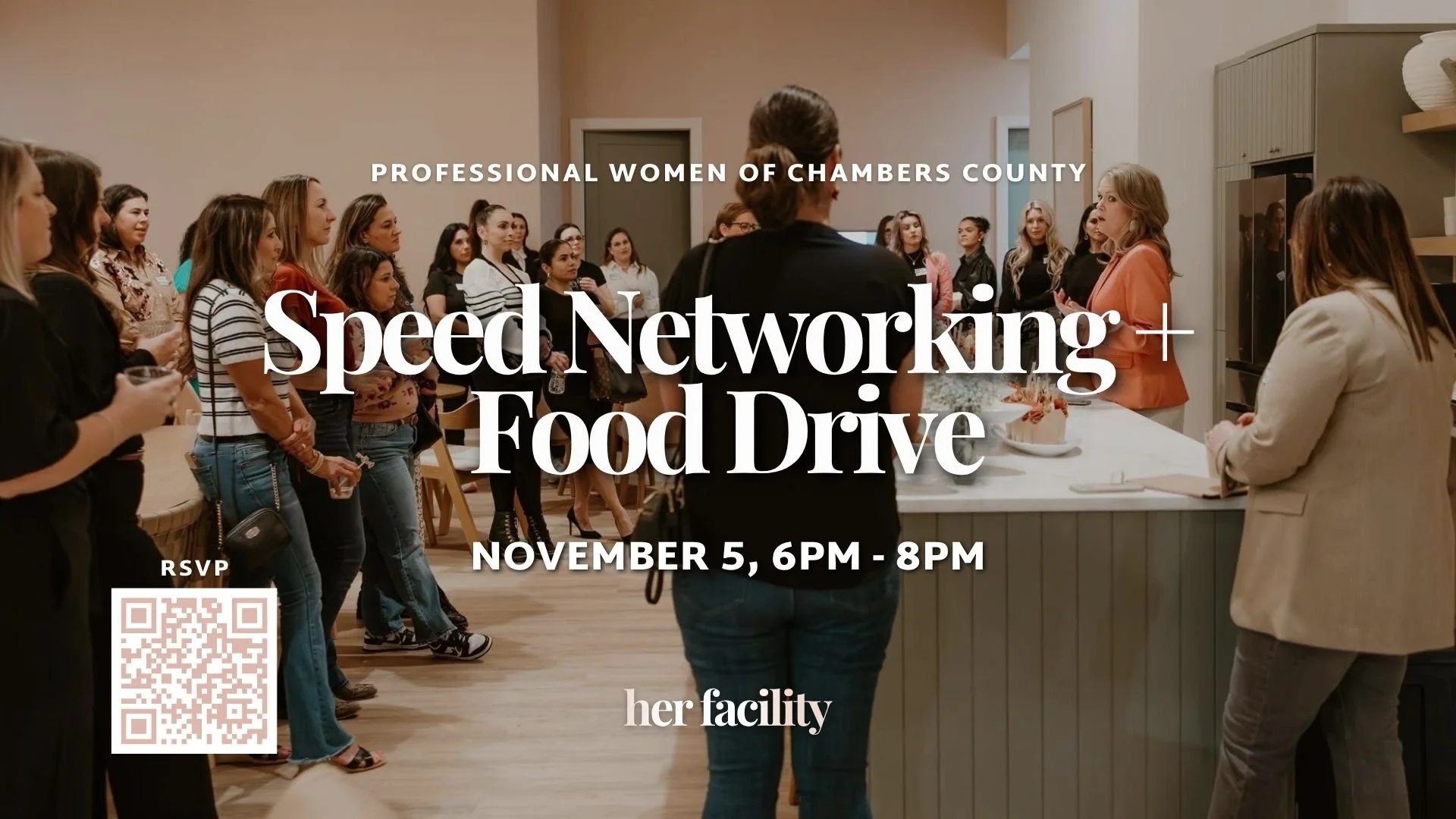 Professional Women of Chambers County | Speed Networking Event + Food Drive