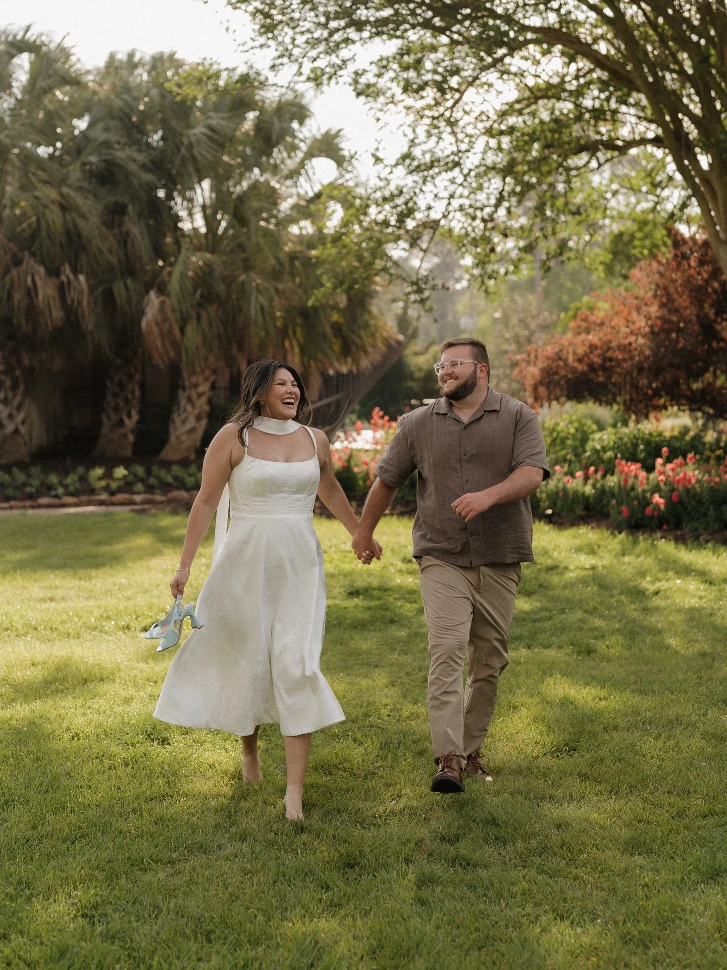 Garden engagements with Alexis &amp; John ☀️