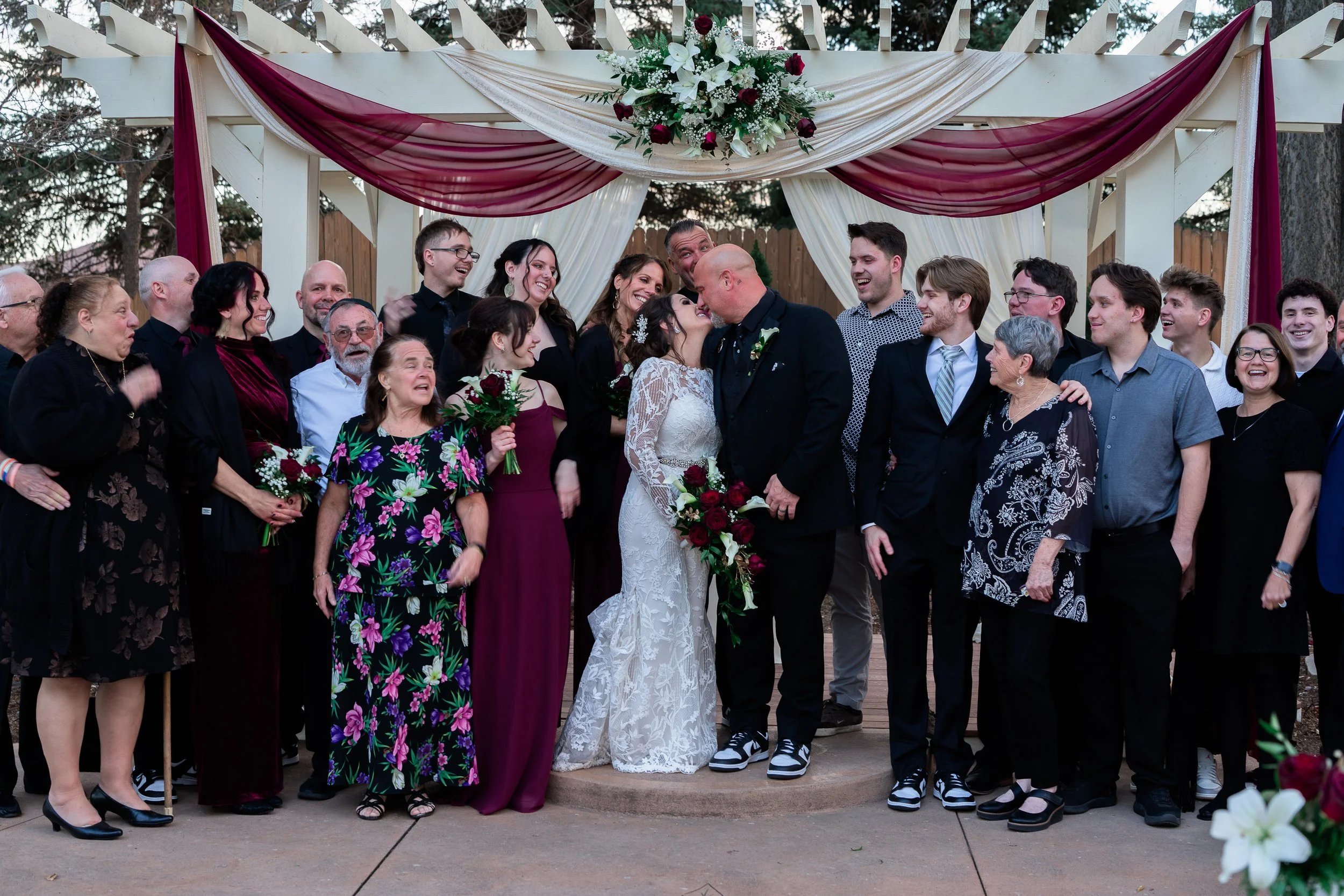 Family Pics with Bride and Groom