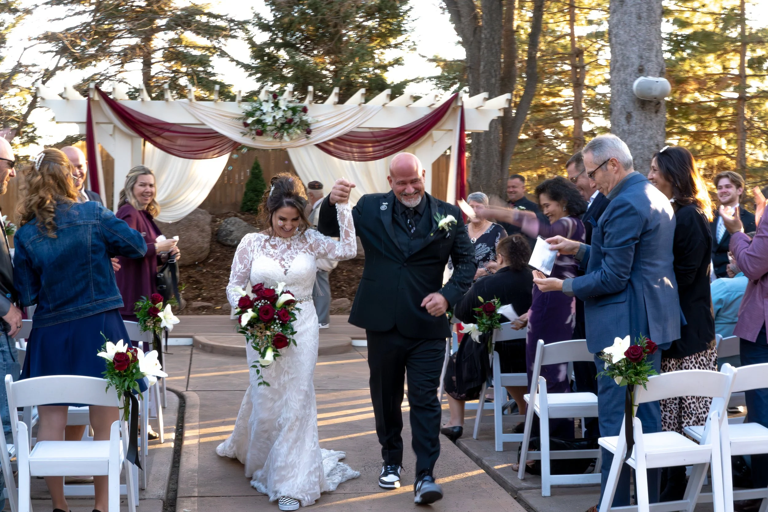 Bride and Groom Exit ceremony 