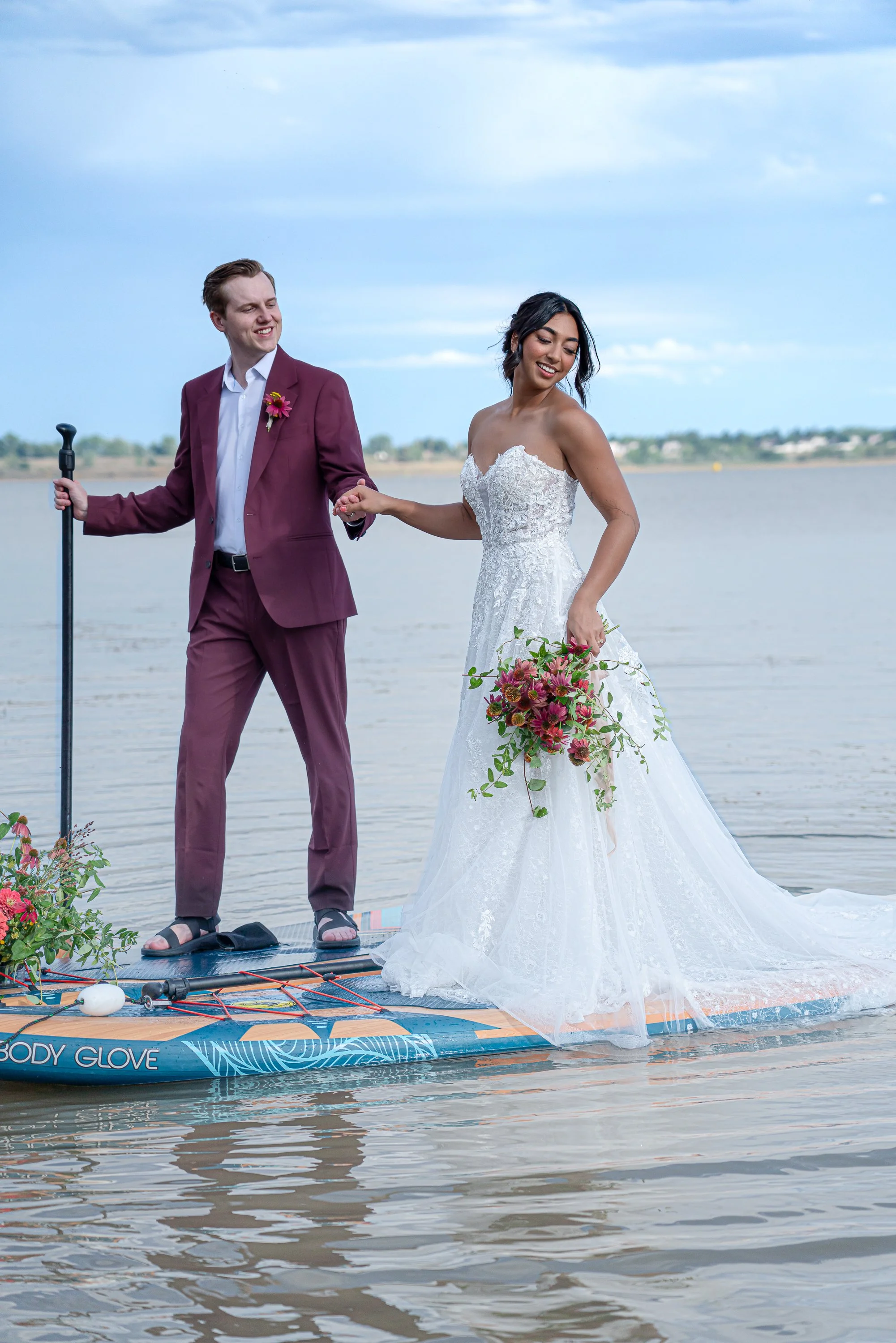 Adventure Paddle boarding Elopement 