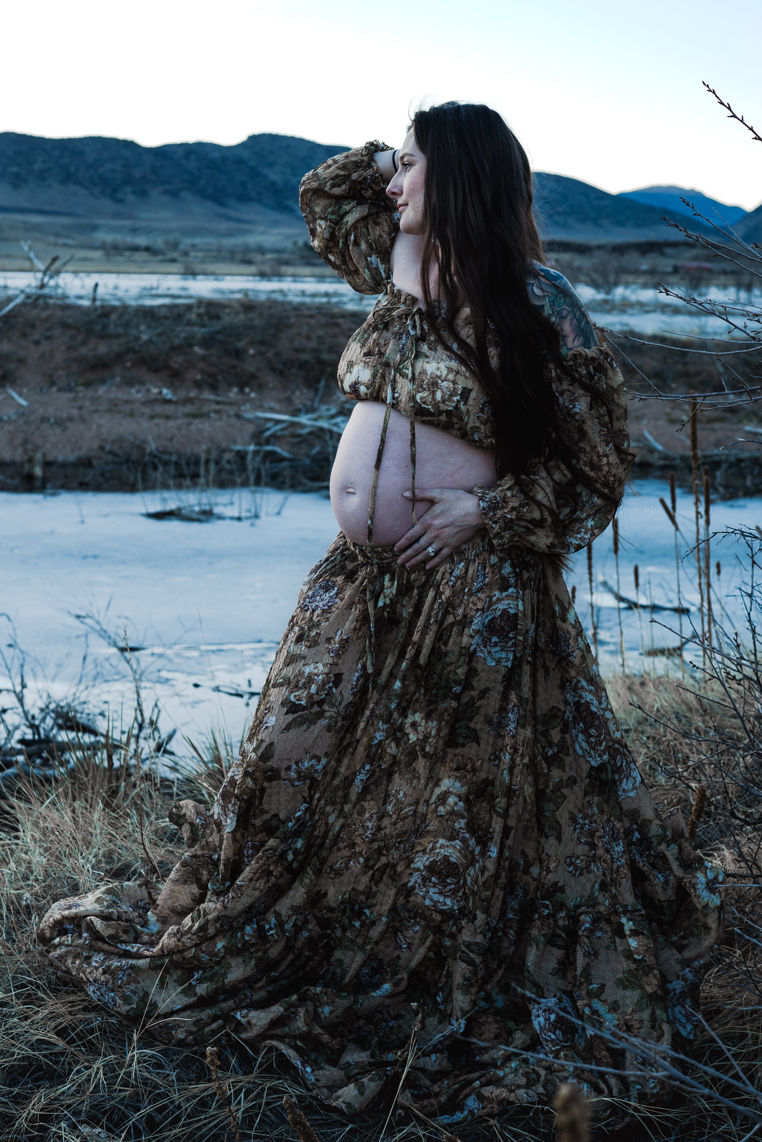 Pregnant goddess