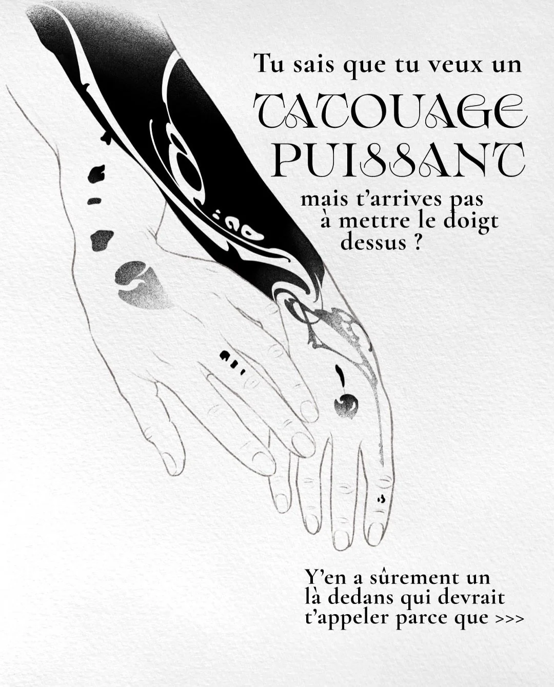 Tu sais que tu veux un truc fort, mais t&rsquo;arrives pas &agrave; mettre des mots dessus ?

Bienvenue, c&rsquo;est exactement mon taff.

Voil&agrave; des flashs que j&rsquo;ai dessin&eacute;s en pensant &agrave; tout et rien &agrave; la fois. &Agra