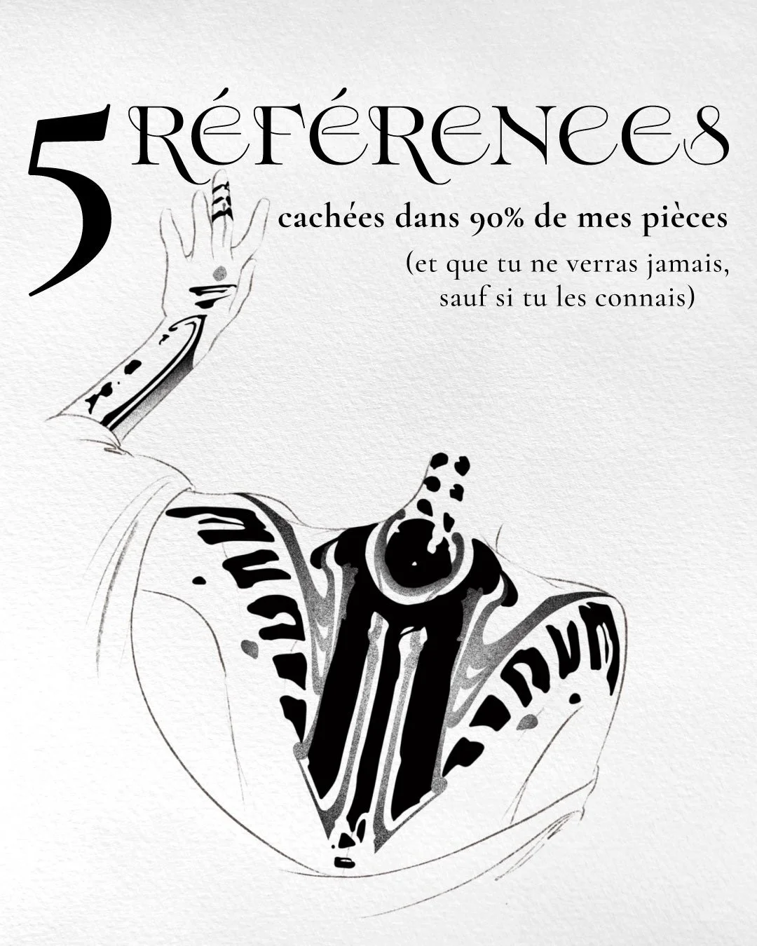 1- Moebius aka Lazlo Parker et ses foooormes sans parler de son univers
2- Iris Van Herpen - parce que jenziehbeksb
3- Blame! Et ses insondables architectures post apo futuristes 
4- L&rsquo;Art Nouveau - oui si je pouvais je vivrais dedans je pense
