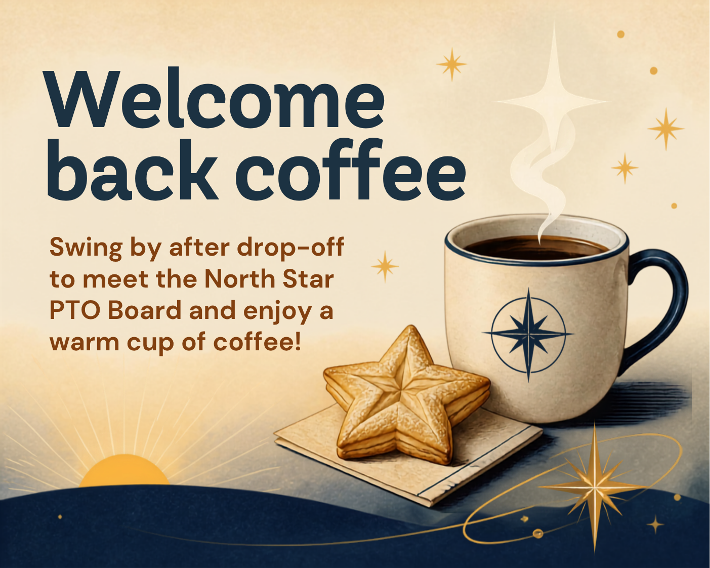 Welcome back coffee