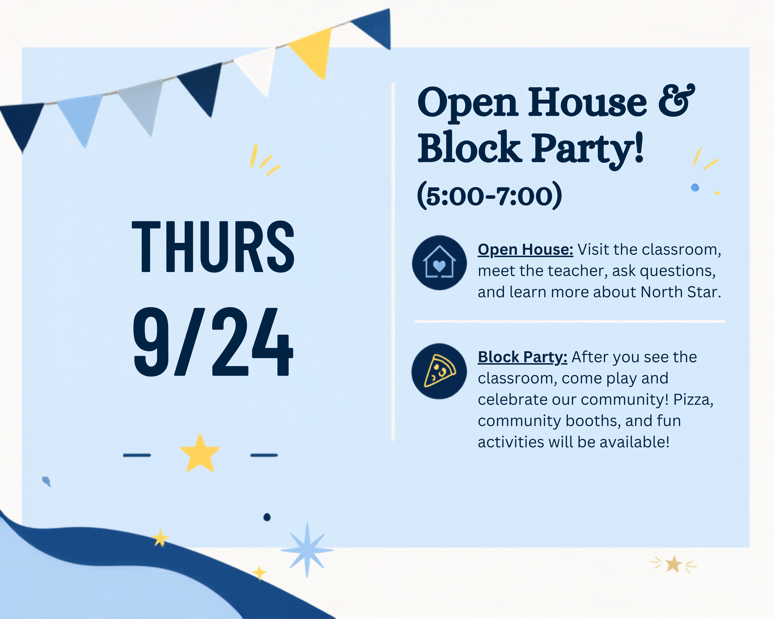 Open House & Block Party