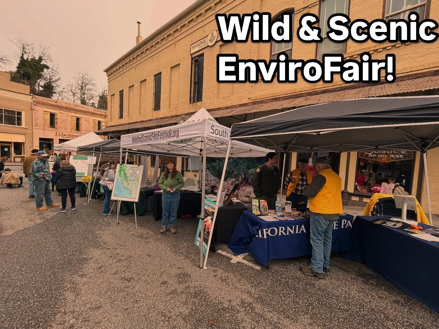 We&rsquo;re here with @wildandscenicfilmfestival, our new friends at @castateparks and @bearyubalandtrust for the EnviroFair on N Pine in Nevada City. The fair goes until 4:00pm - Come say hi, grab a copy of MUSE Magazine and take our Culture Forward