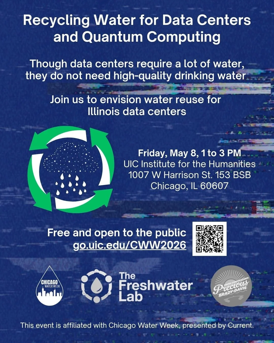 Recycling Water for Data Centers and Quantum Computing
