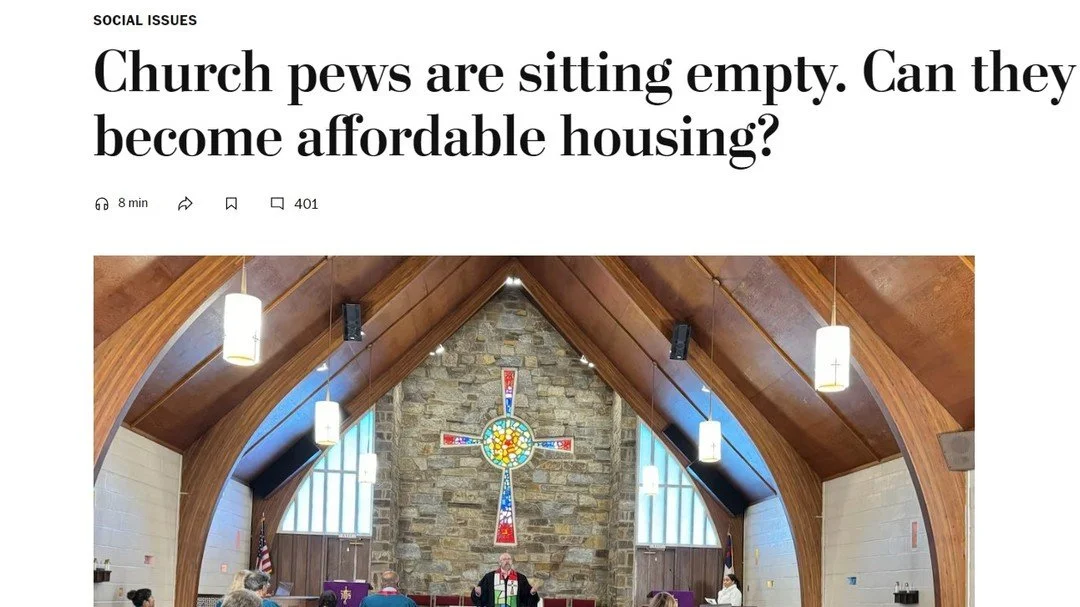 Principal Philip Burns was featured in the Washington Post this summer talking about how SB4, which we helped draft, is making affordable housing possible, and streamlined, on religious congregation properties up and down California! There are now pr