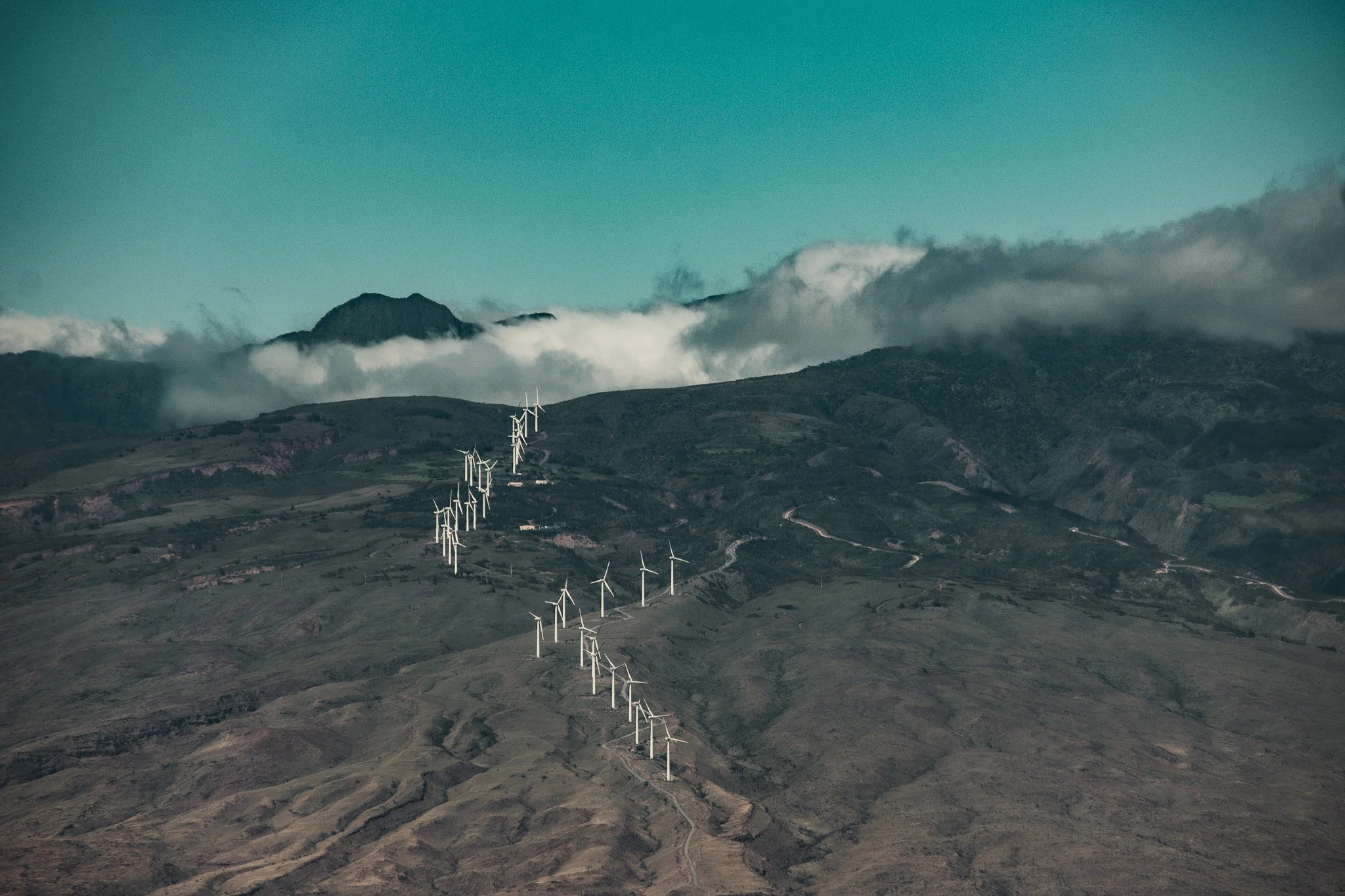 Wind Farm in Malalowaiaole Gulch 