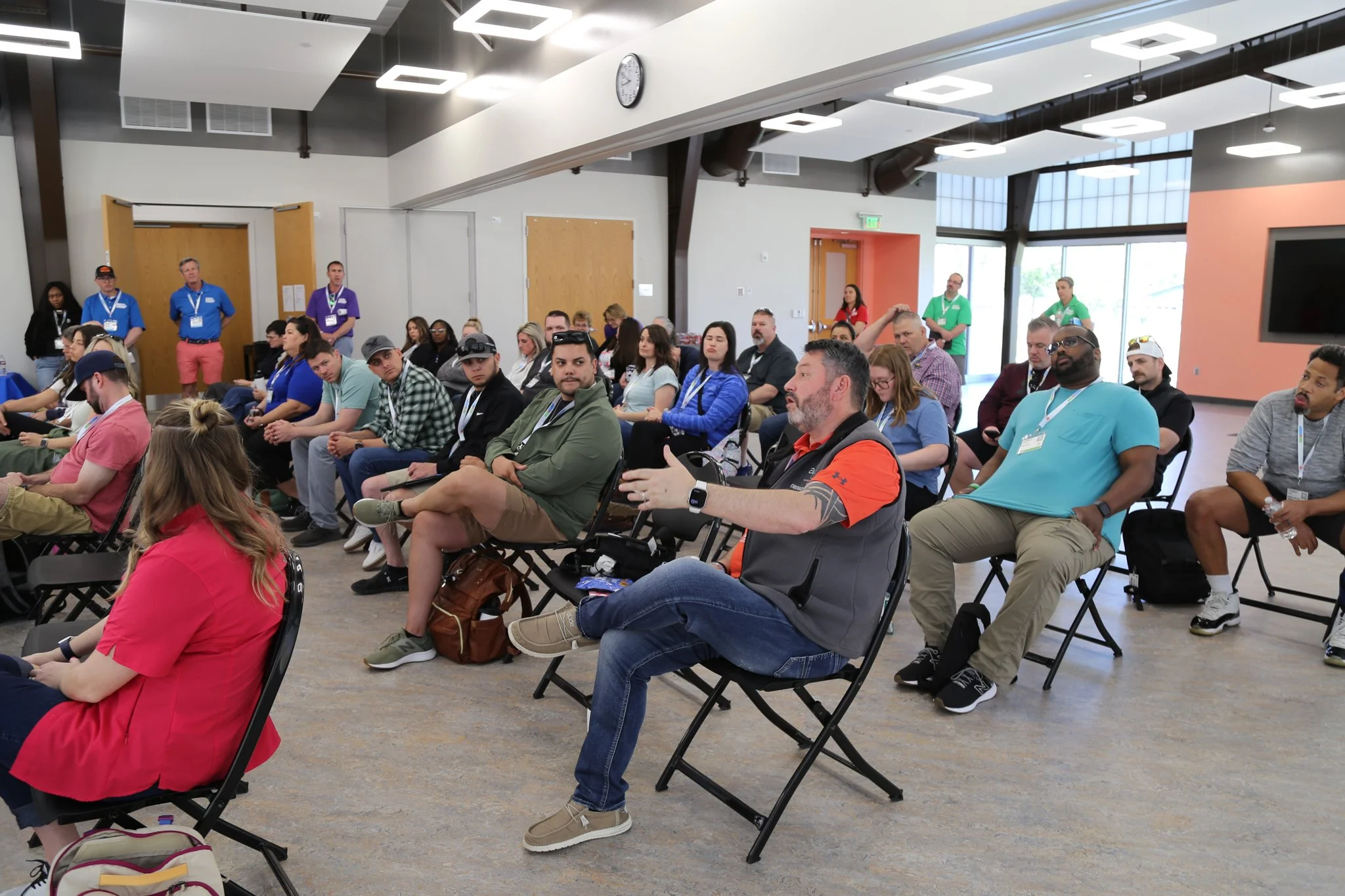 Q&A session with the operators at Hollabaugh Recreation Center
