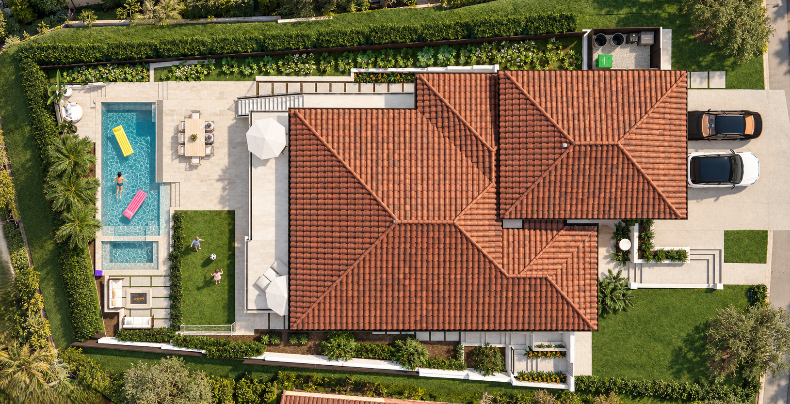 Palos Verdes Estates custom home and landscape design