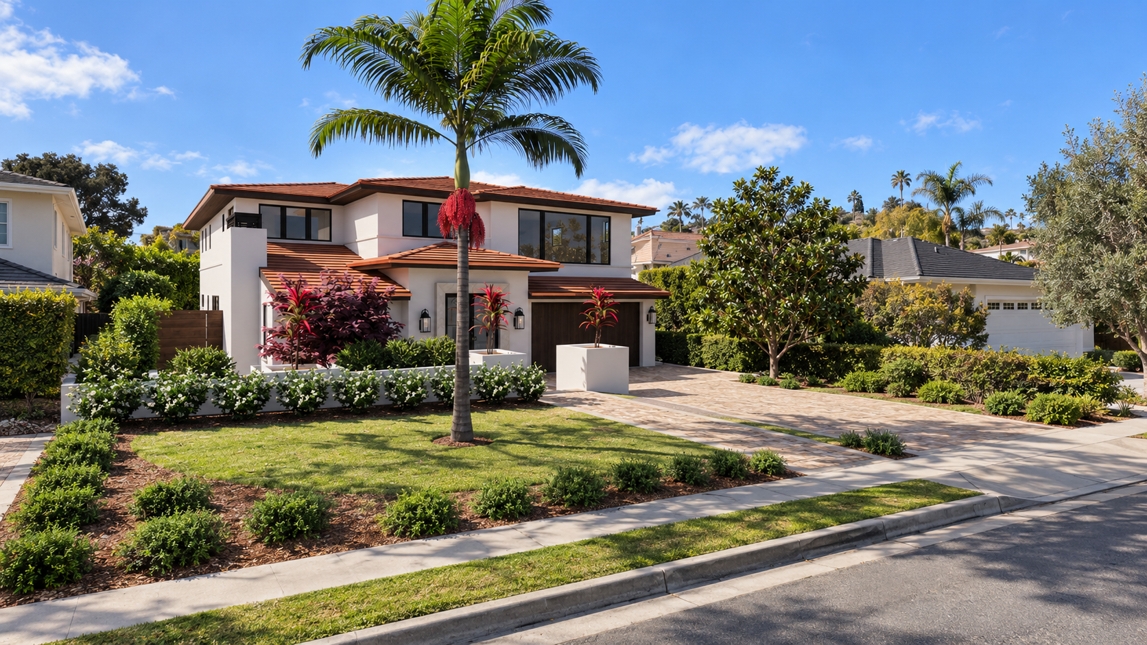 Sunlit Coastal Suburban Home and Garden.png