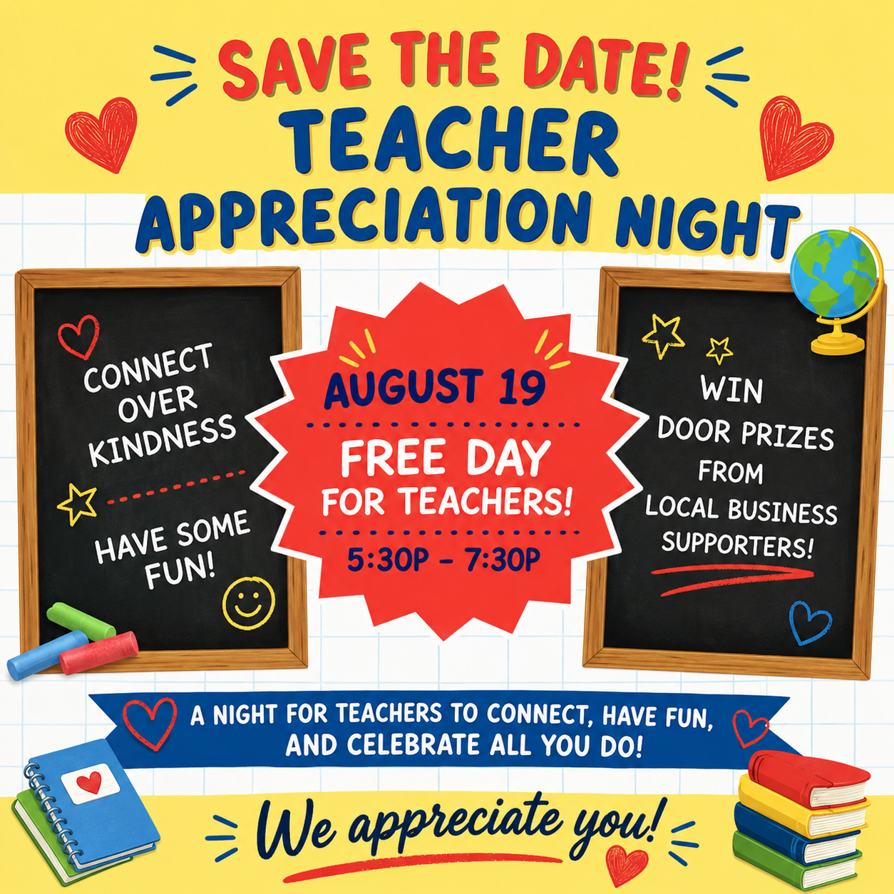 Teacher Appreciation Night Summer 2026