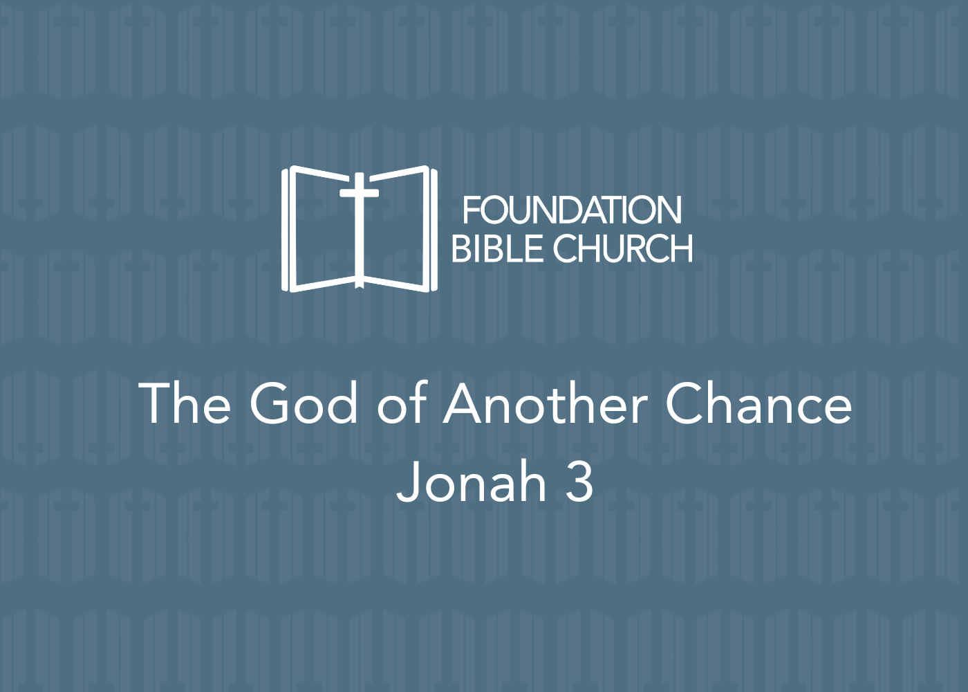 The God of Another Chance | Jonah 3 