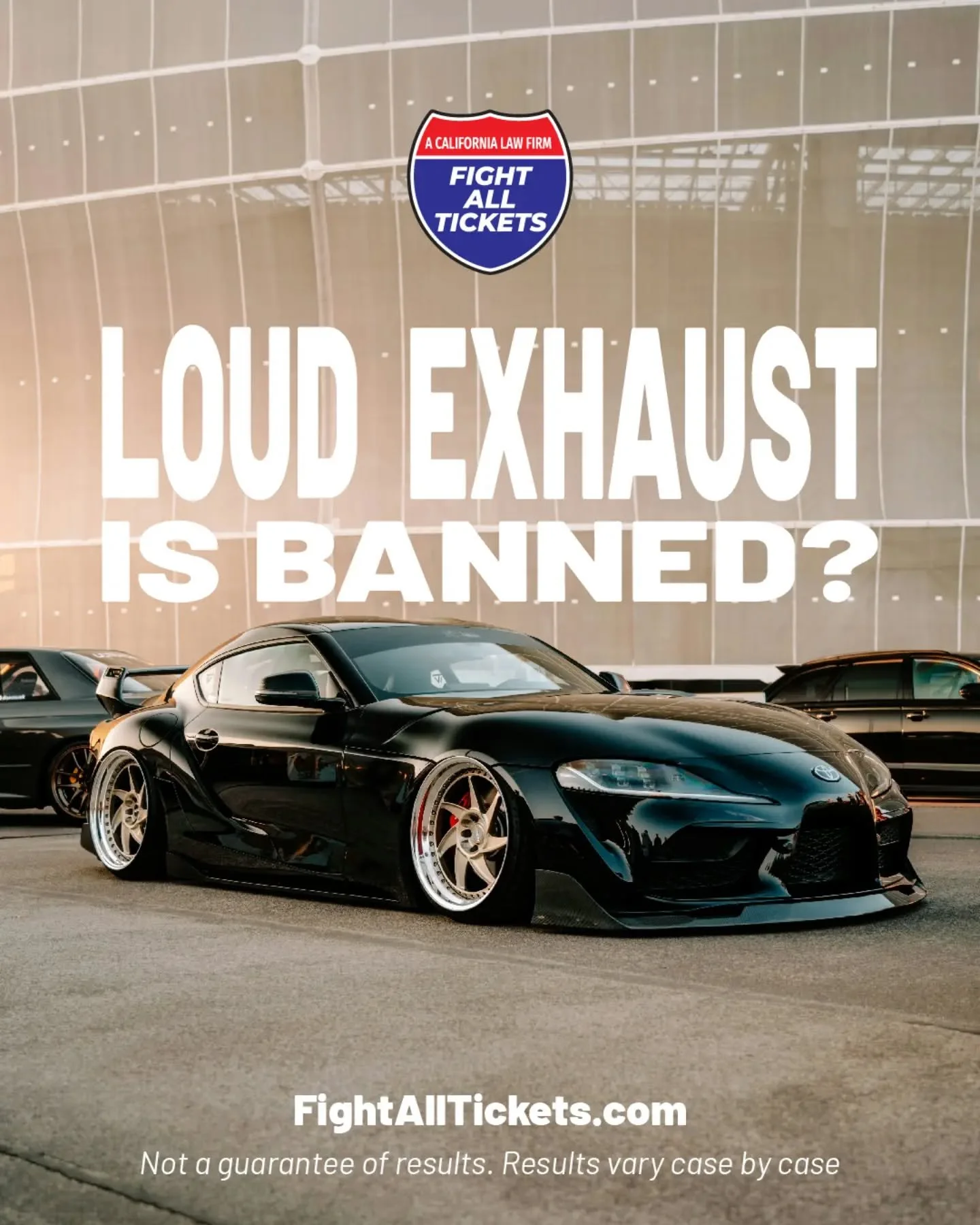 Loud Exhaust Tickets

Guilty until proven innocent? Not on our watch. ⚖️

California officers often issue exhaust tickets (CVC 27151) based on "training and experience" rather than an actual decibel meter. But the law is clear: passenger ve