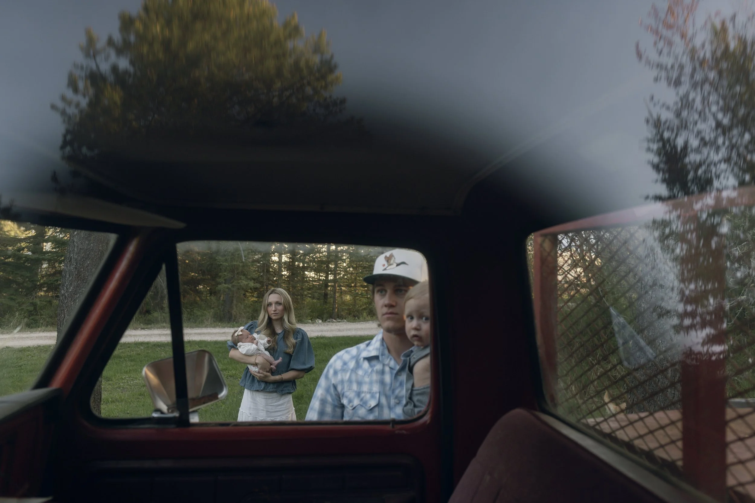 Editorial family photography in Kalispell Montana near Glacier National Park