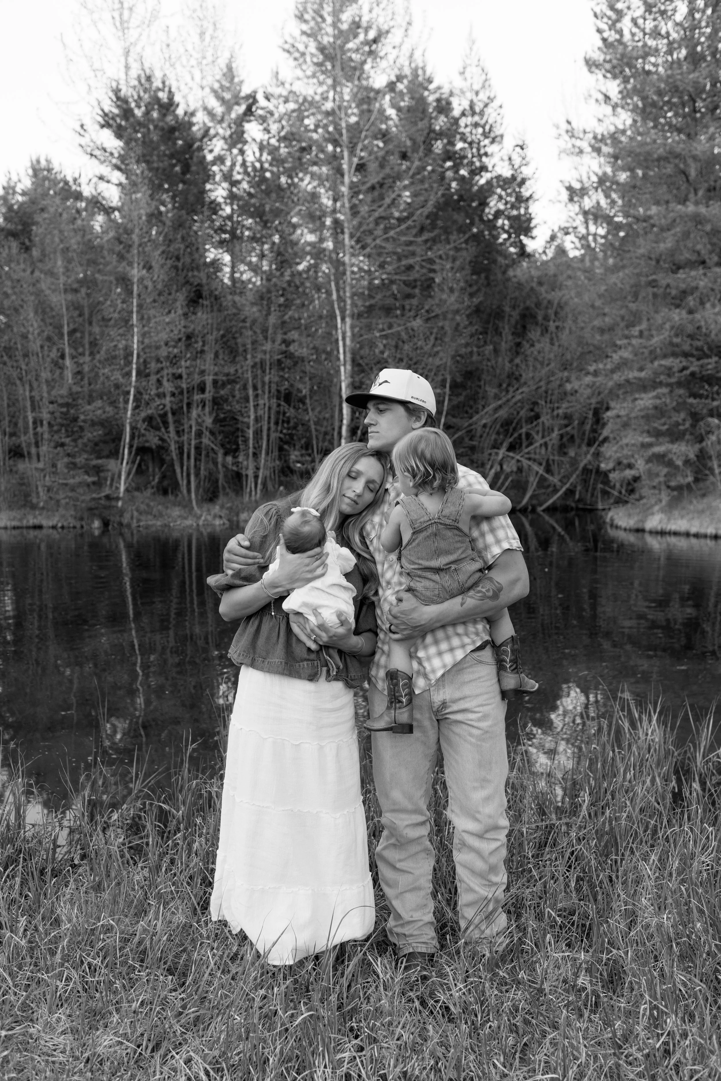 Editorial family photography in Kalispell Montana near Glacier National Park