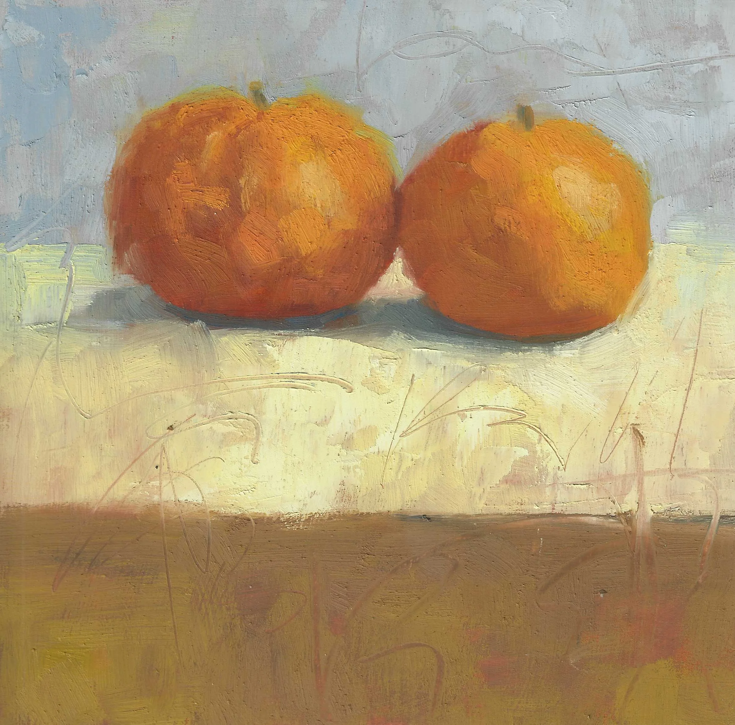 Two Oranges cold wax oil 8 x 8 2021.jpg