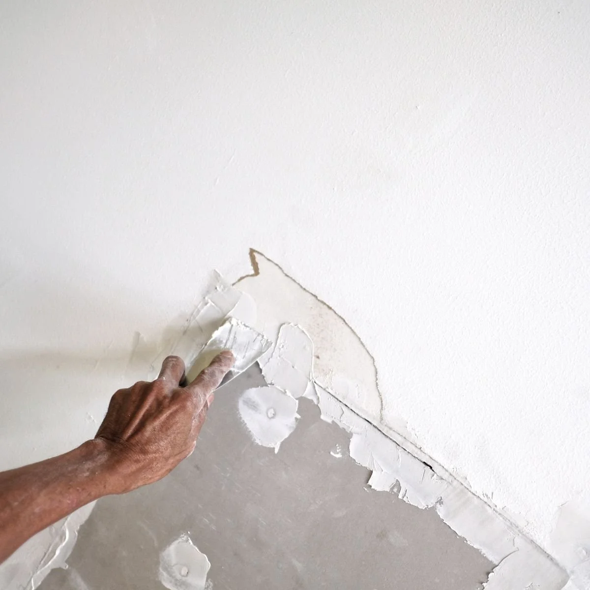 Professional drywall repair and wall patching for a home remodeling project in South Bend, IN.