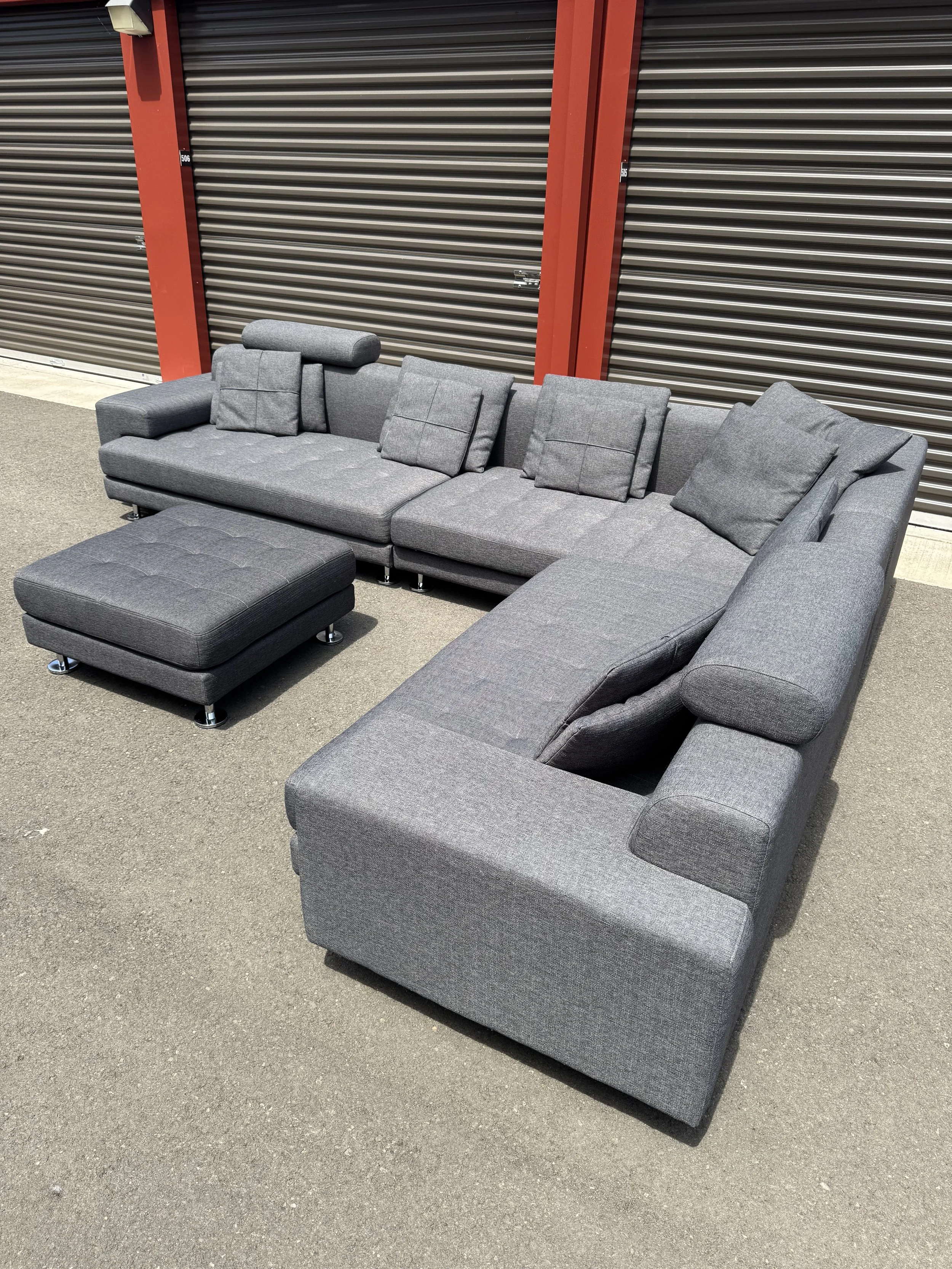 Dania Cepella Sectional $1750 (144"W x 111"D x 34"H)
