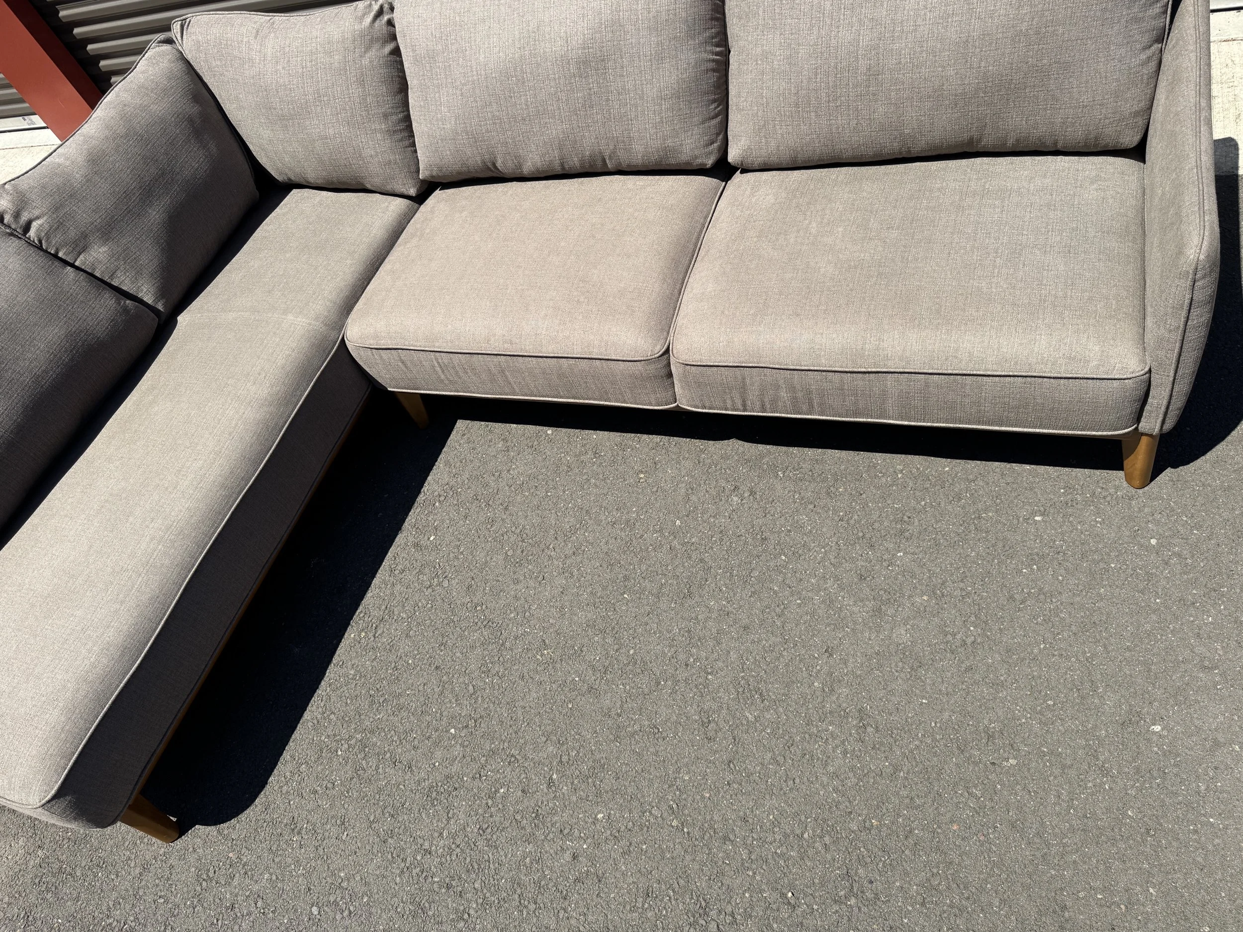 Jollene Sectional $850 (113"W x 86"D x 33"H