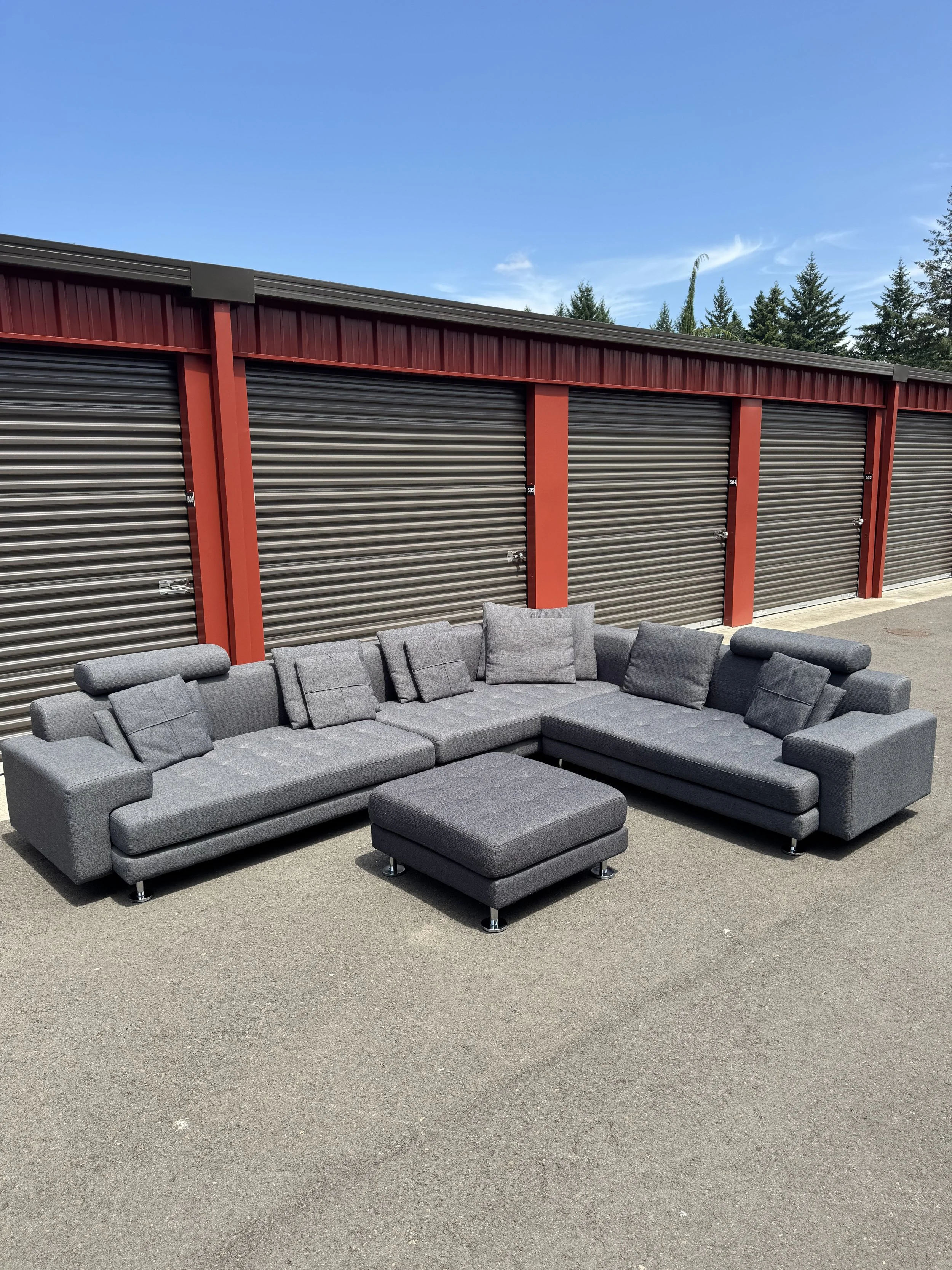 Dania Cepella Sectional $1750 (144"W x 111"D x 34"H)