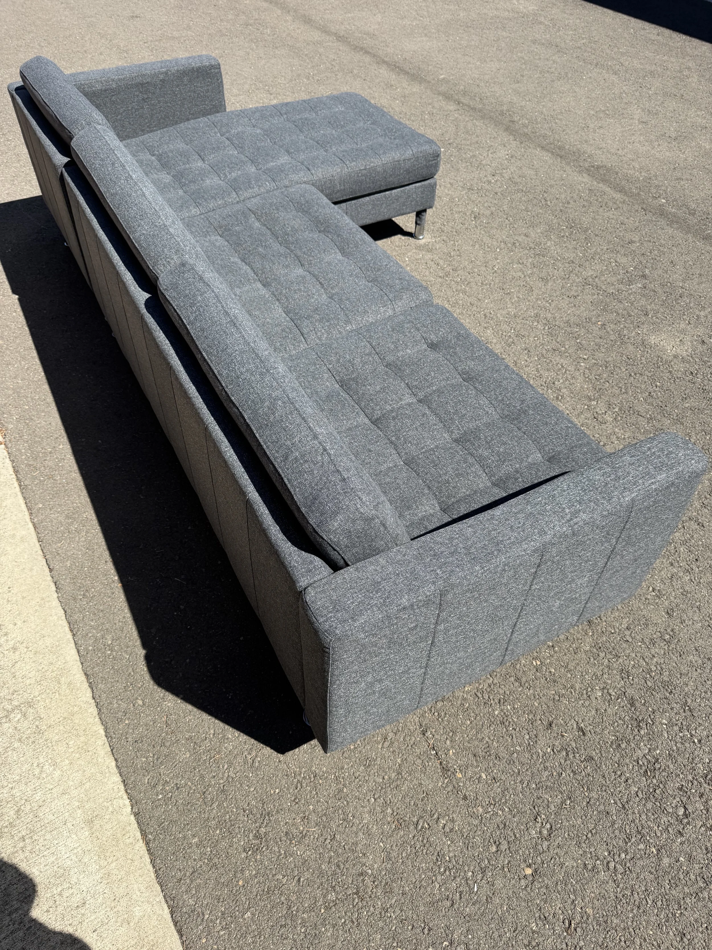 Ikea Morabo Sectional $650 (W:96"xH:32"xchaise:62.5")