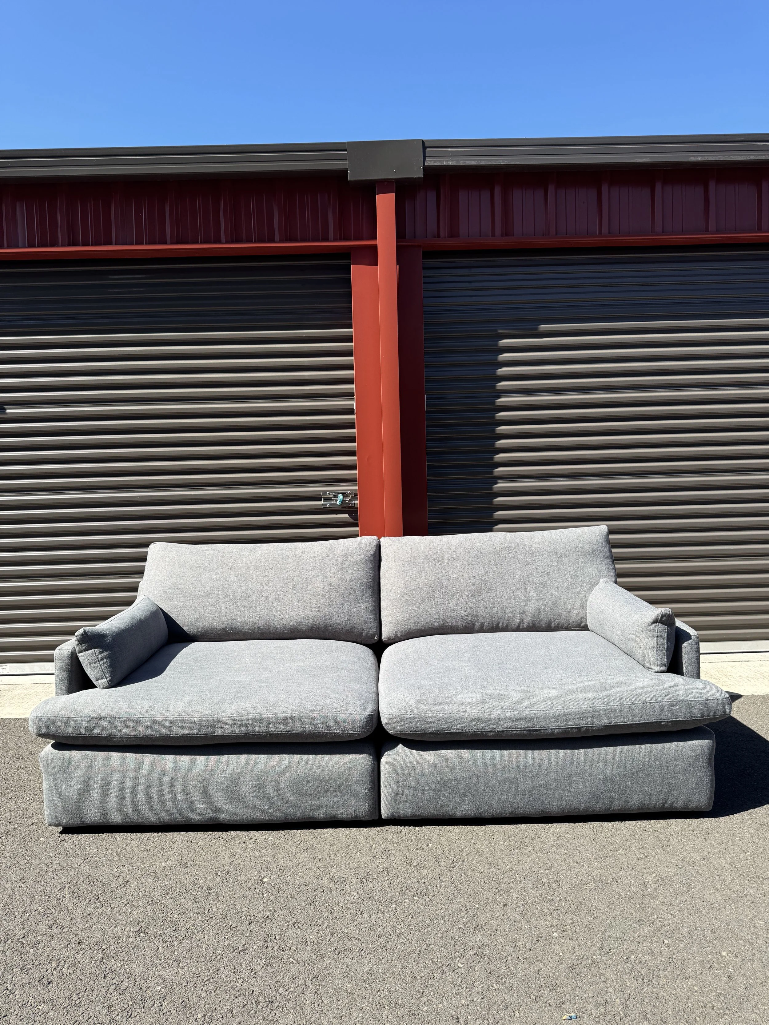 Ashley Furniture Down Filled Sophie 2 Piece Sofa (L:88"xD:41.5"xH:36")
