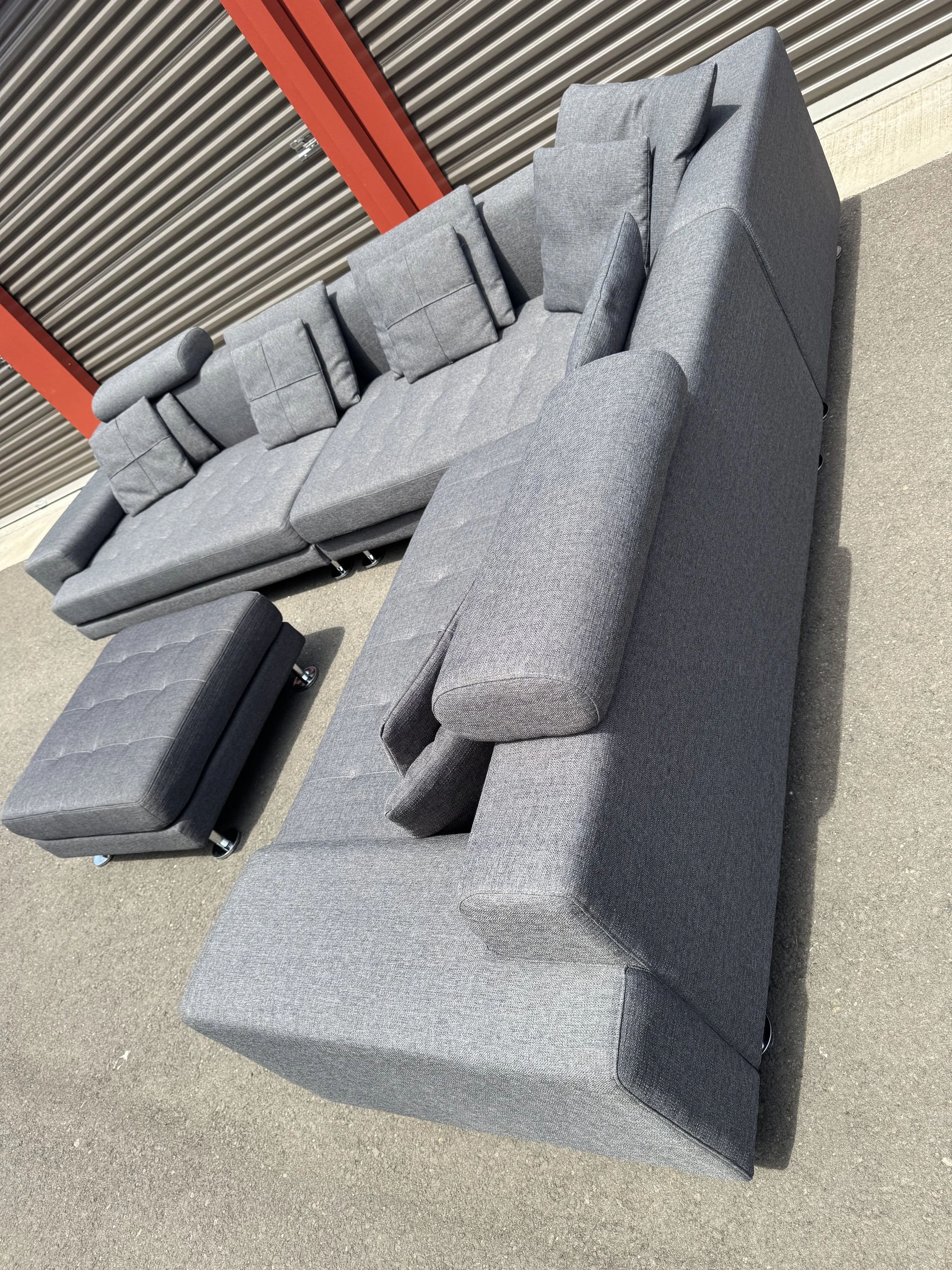Dania Cepella Sectional $1750 (144"W x 111"D x 34"H)