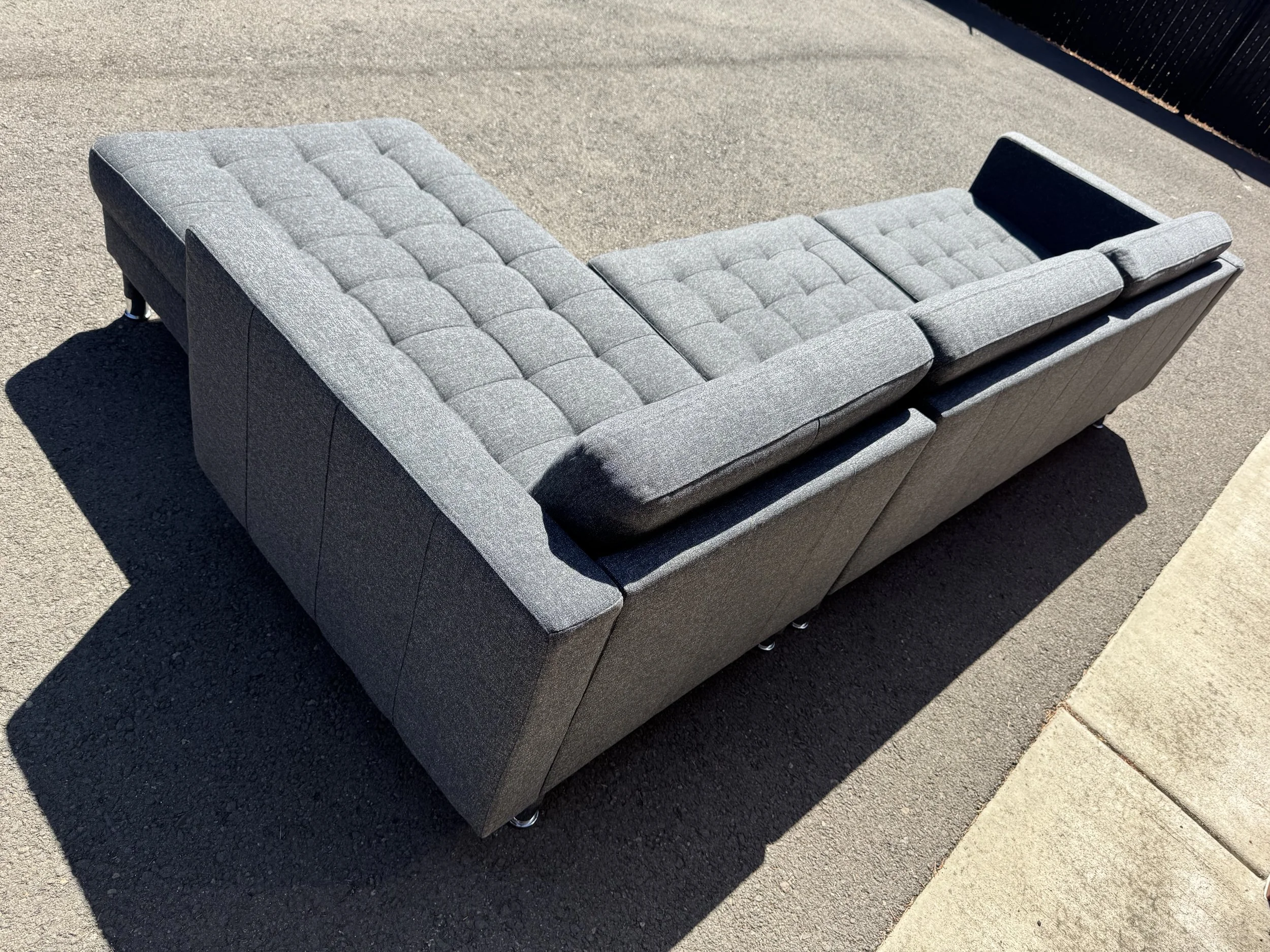 Ikea Morabo Sectional $650 (W:96"xH:32"xchaise:62.5")