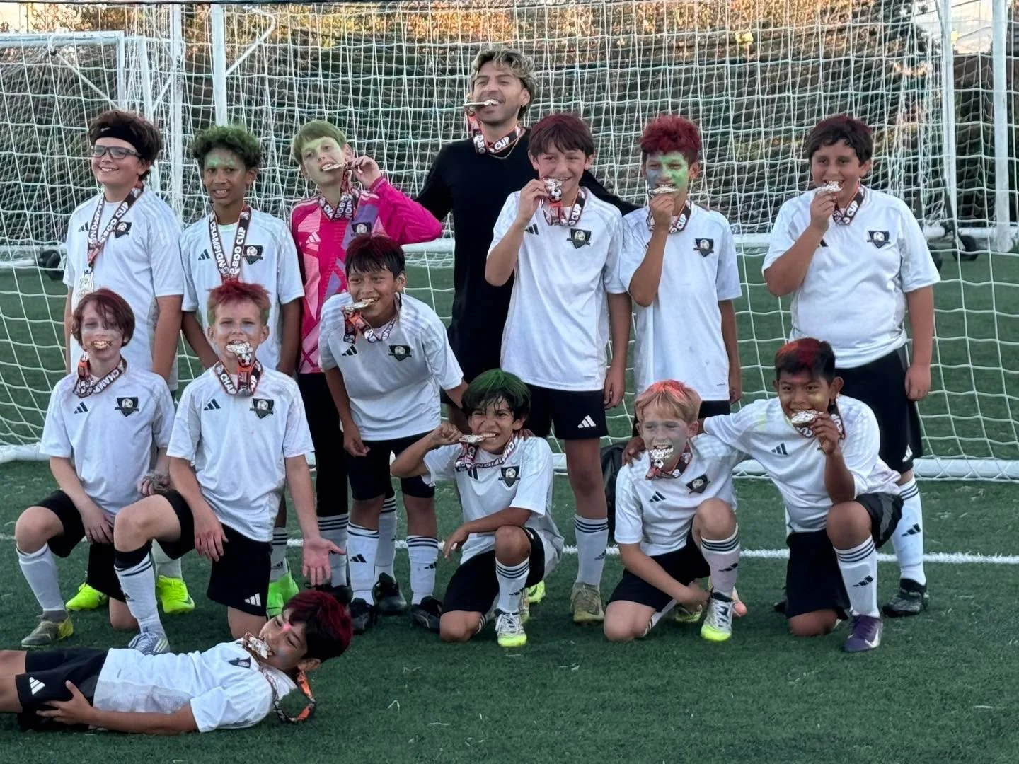 Let’s give a BIG shout-out to our amazing SCP 2014 Boys White team — Champions of the Boo Cup in San Ramon! πβ½οΈ
Your teamwork, hustle, and spirit led you to the top. We’re incredibly proud of every one of you — great job, bo