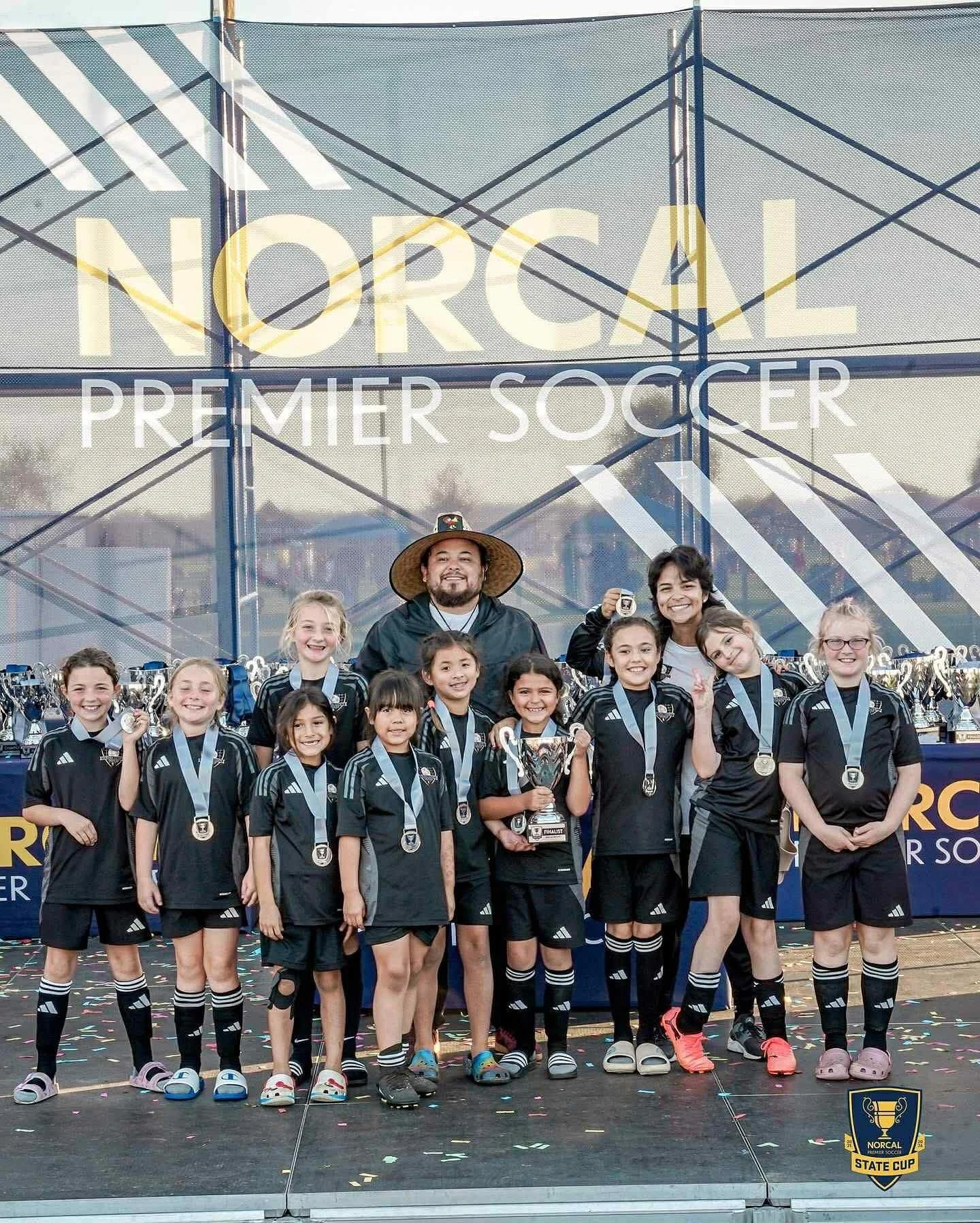 🏆 State Cup Finalists! 🖤
Huge congratulations to our SCP 2017 Girls for taking 2nd place at the NorCal State Cup! These girls played their hearts out all weekend and showed incredible teamwork, determination, and sportsmanship. We&rsquo;re so proud