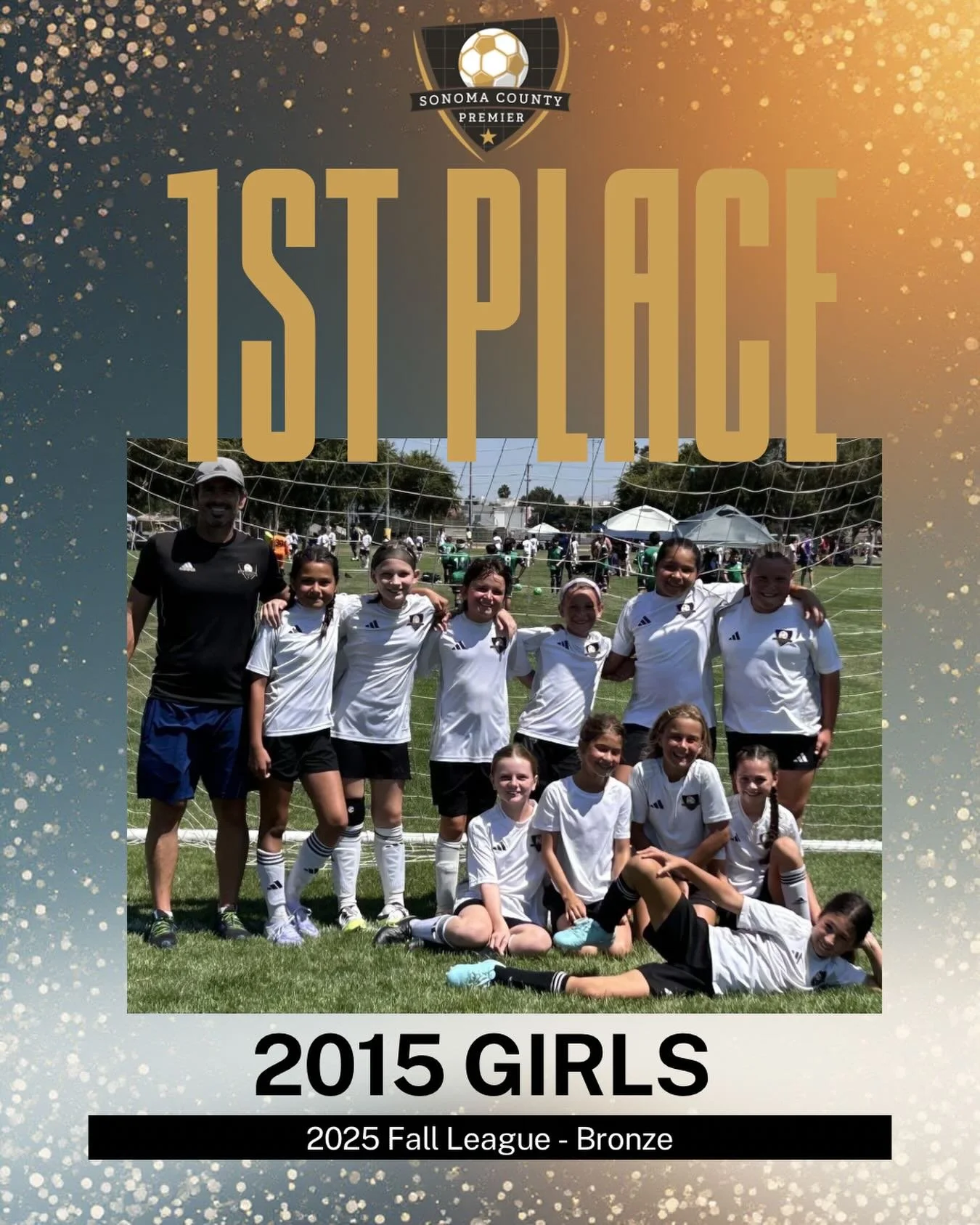So proud of these 2015 Girls! 🏆
1st Place in the Fall League &mdash; hard work, teamwork, and heart all season long.
Congratulations to the players and Coach Noah on a great season! ⚽💪