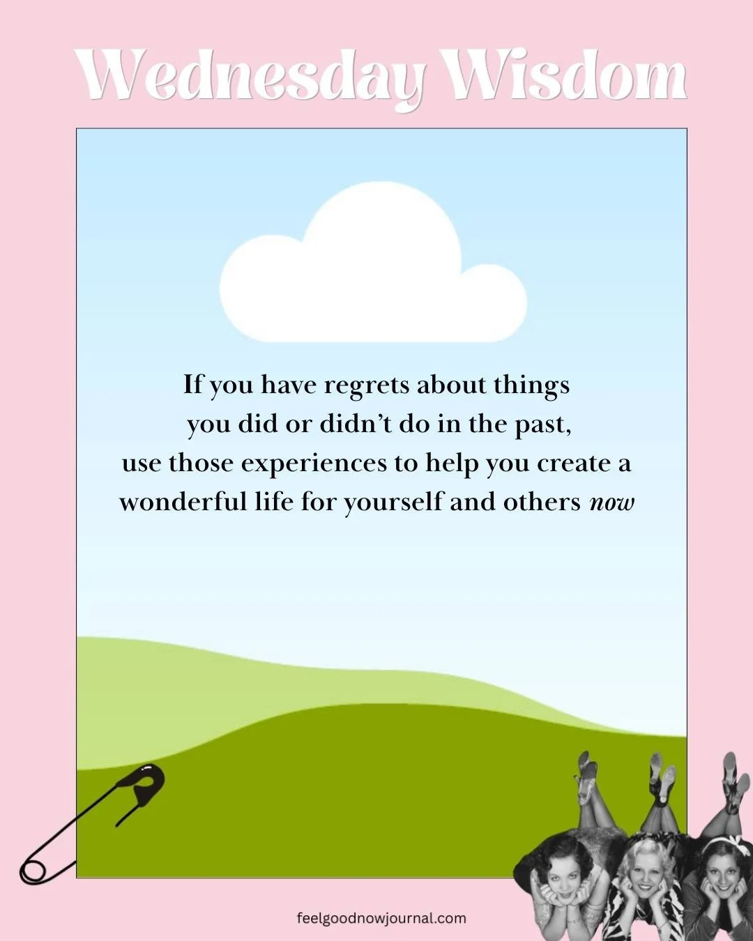 Create a wonderful life today
The Feel Good Now Journal is available on Amazon
Link in bio

#livingwithoutregrets #creatingchange #guidedjournaling