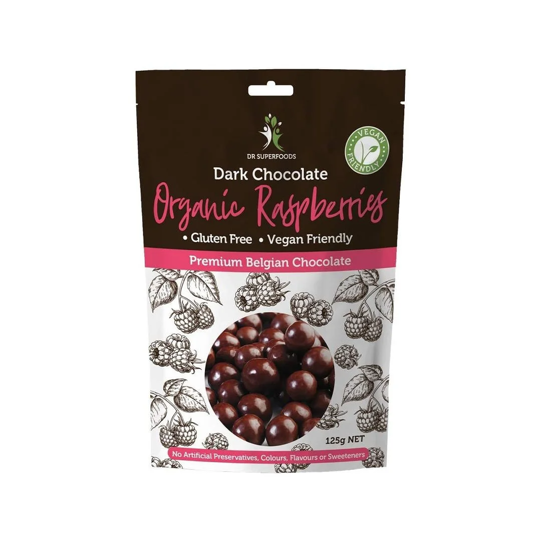 Dr Superfoods Organic Raspberries Dark Chocolate